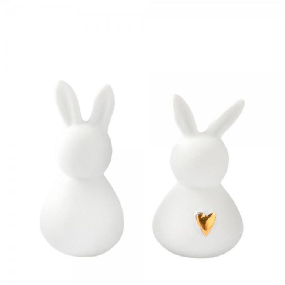 Räder Osterhase Design Porzellanhasen-Set Mini (2,5x5cm) (2-teilig)