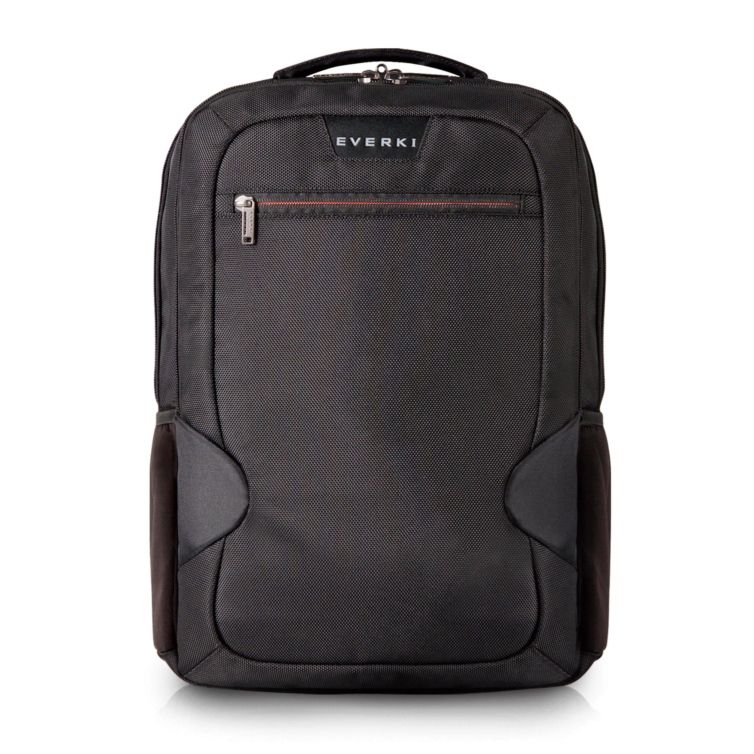 Everki Laptoprucksack Studio Notebook Rucksack (14 Zoll, Viele Fächer, 14 l), Business Rucksack mit Laptopfach inkl Ecken-Schutz-System / Schwarz