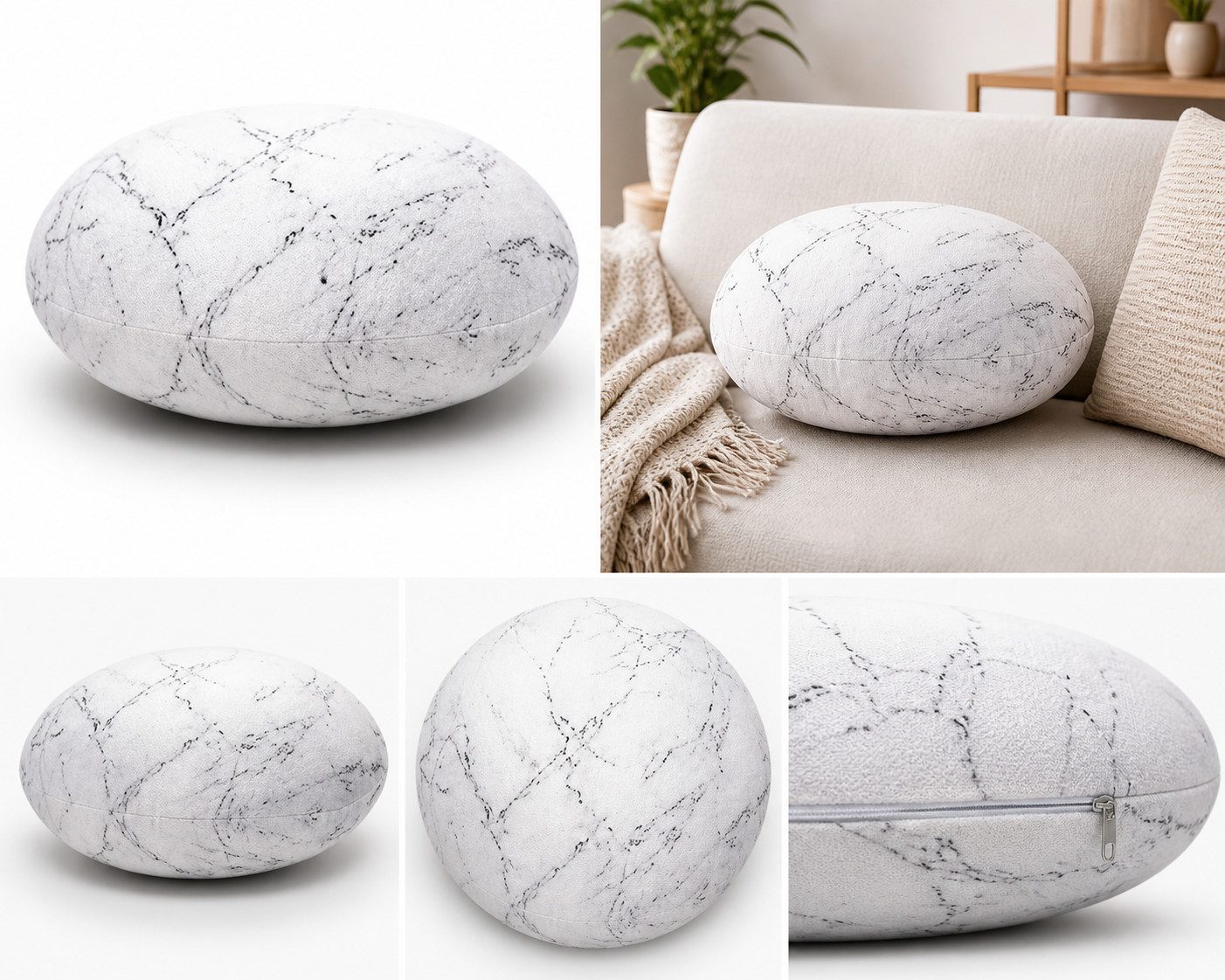 hab & gut Dekokissen Dekokissen Mercury 30x30 cm samtig weich Planetenkissen Stoff, Kompaktes Kissen 30x30 cm mit samtiger Oberfläche und Polyesterfüllung