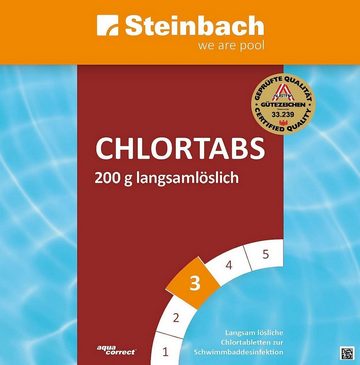 Steinbach Pool Poolpflege STEINBACH Chlortabs 200 g langsamlöslich, 5 Kg