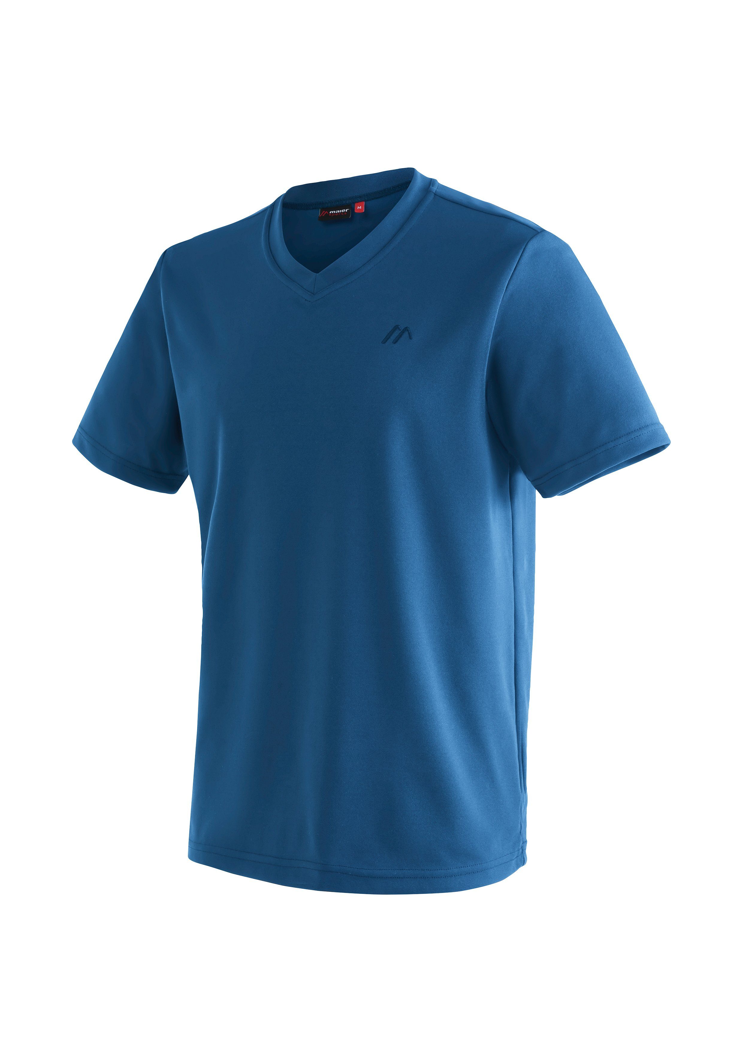 Maier Sports Funktionsshirt Wali Herren T-Shirt, Kurzarmshirt für Wandern und Freizeit nachtblau