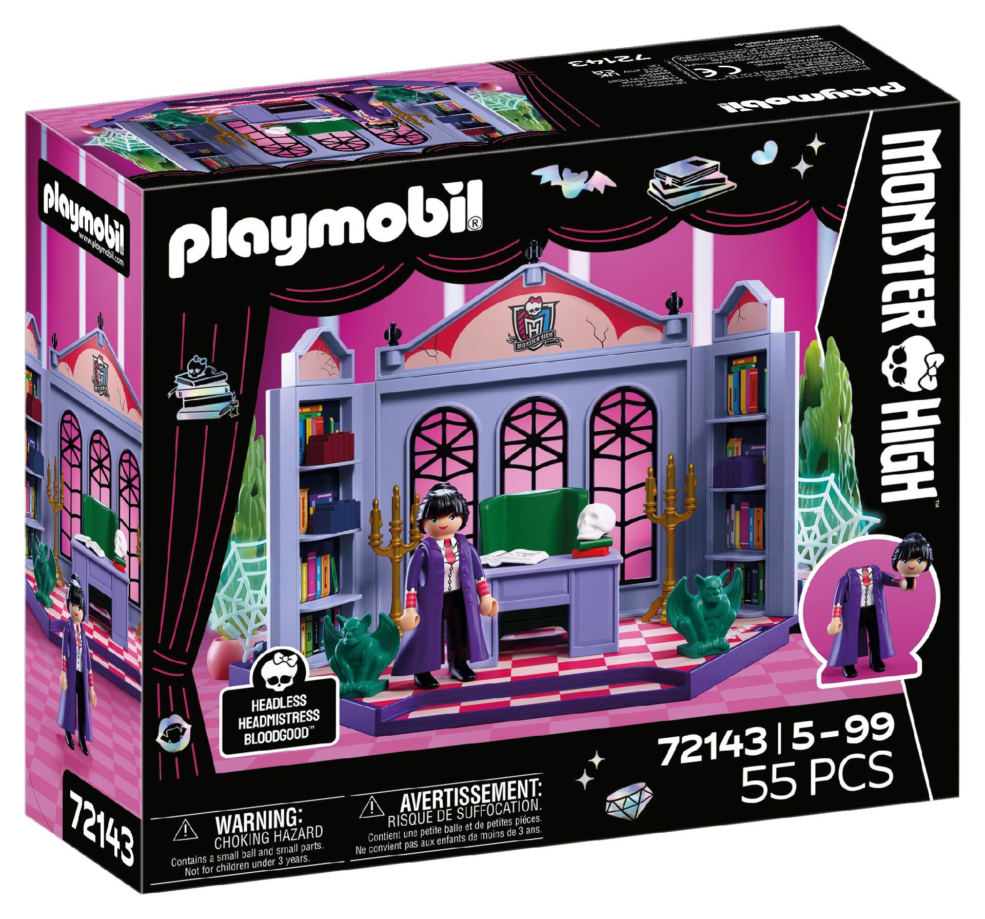 Playmobil® Bloodgood's BüroTM (72143), Monster High™ Konstruktions-Spielset, Made in Europe