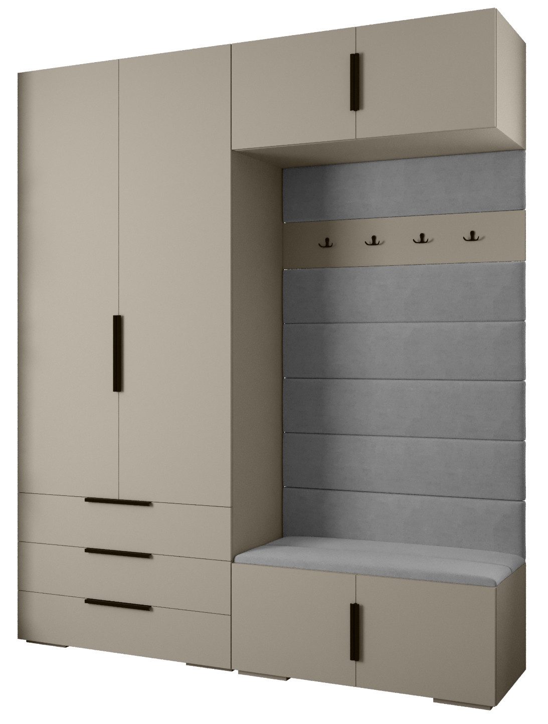 ABIKS MÖBEL Kompaktgarderobe INOVA 1 SATZ günstig online kaufen