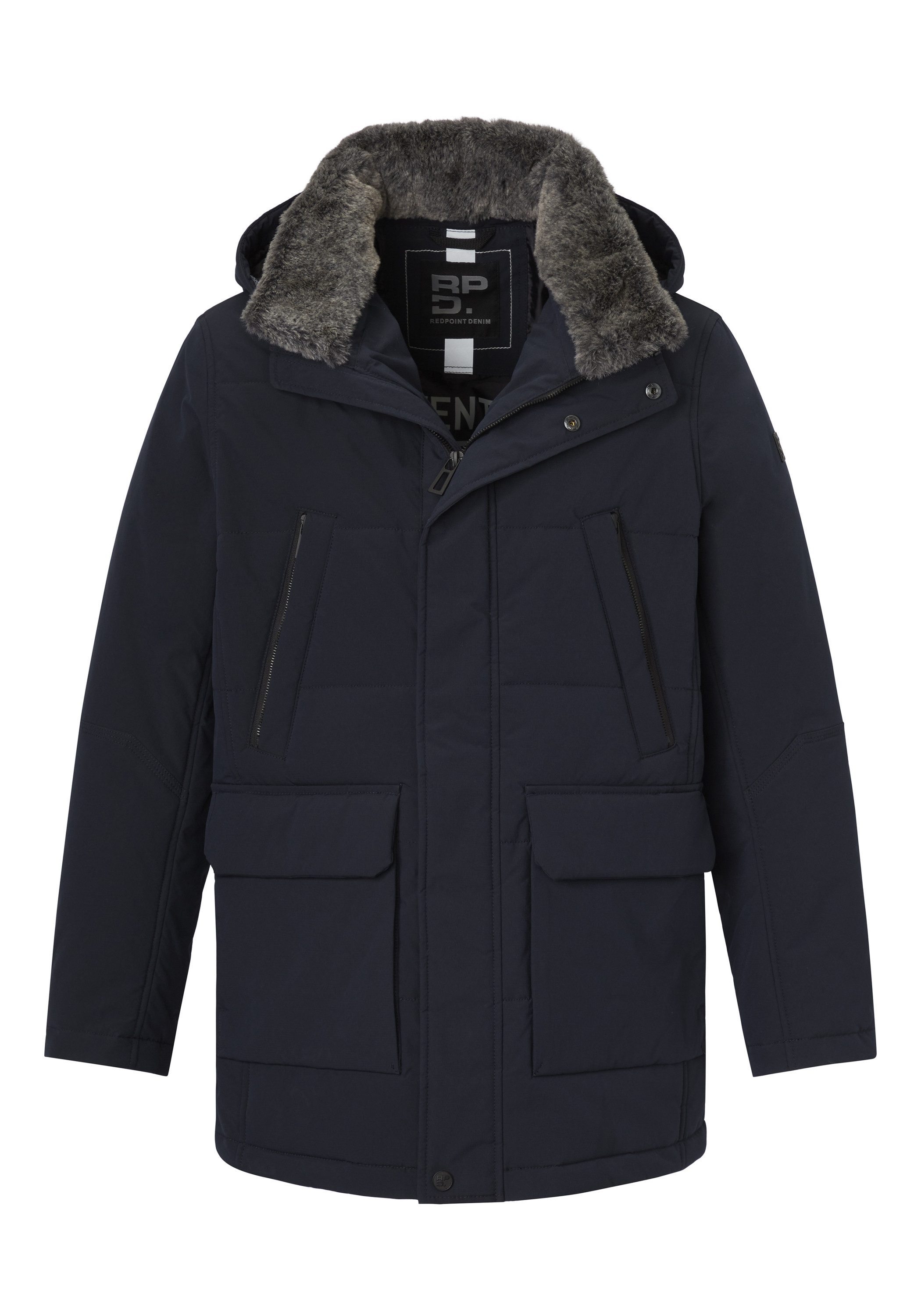 Redpoint Winterjacke ERIC 2.0 Warme Winterjacke mit Kunstfellkragen und Kap günstig online kaufen