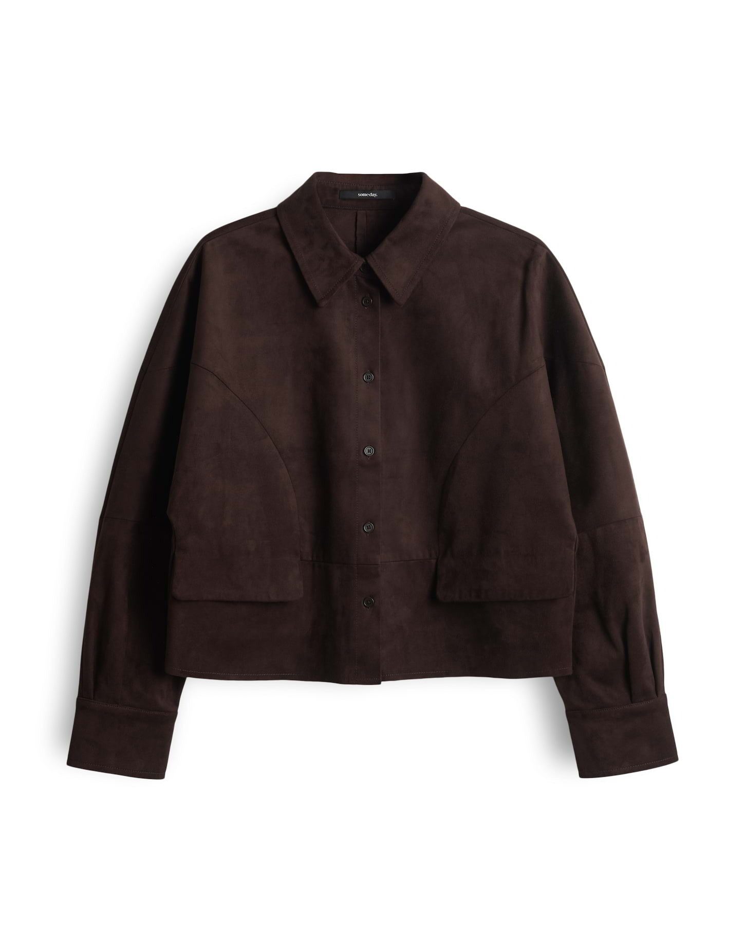 someday Jackenblazer NYLIA Regular in Wildlederoptik schmal zulaufend mit v günstig online kaufen