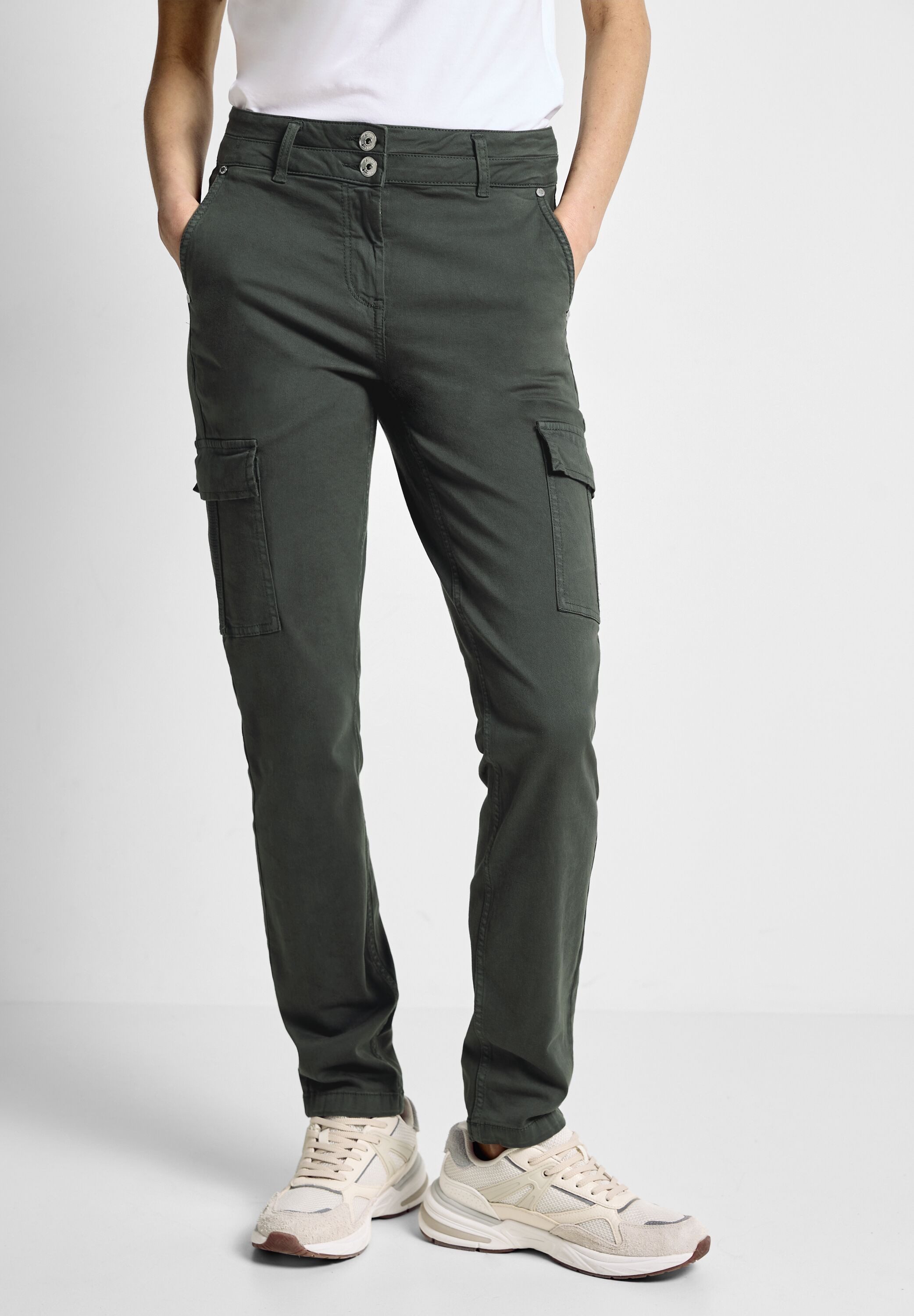 Cecil Cargohose Style Toronto in Slim fit und mit Elasthan