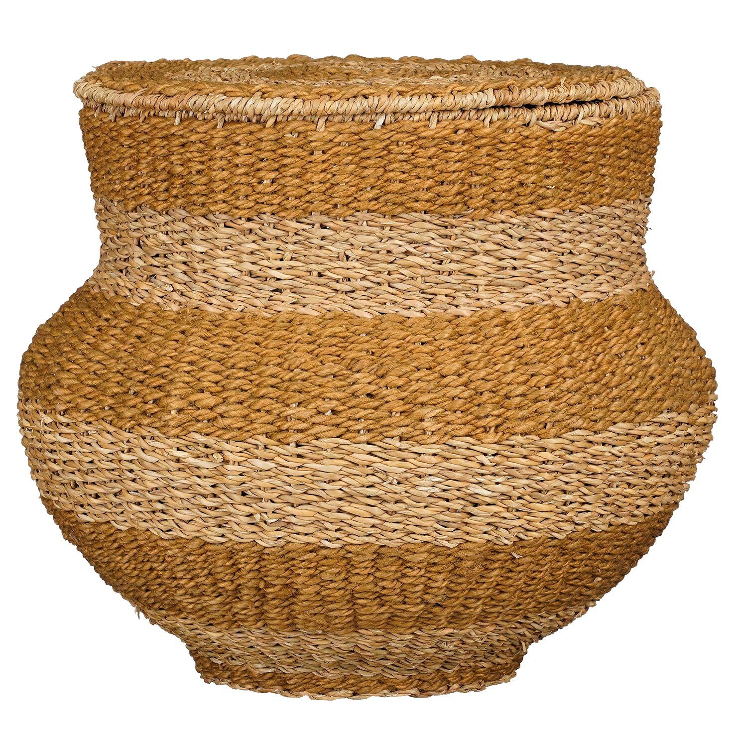 Mica Decorations Aufbewahrungskorb Mica Decorations Tacoma Aufbewarungsbox gelb - h48xd55cm
