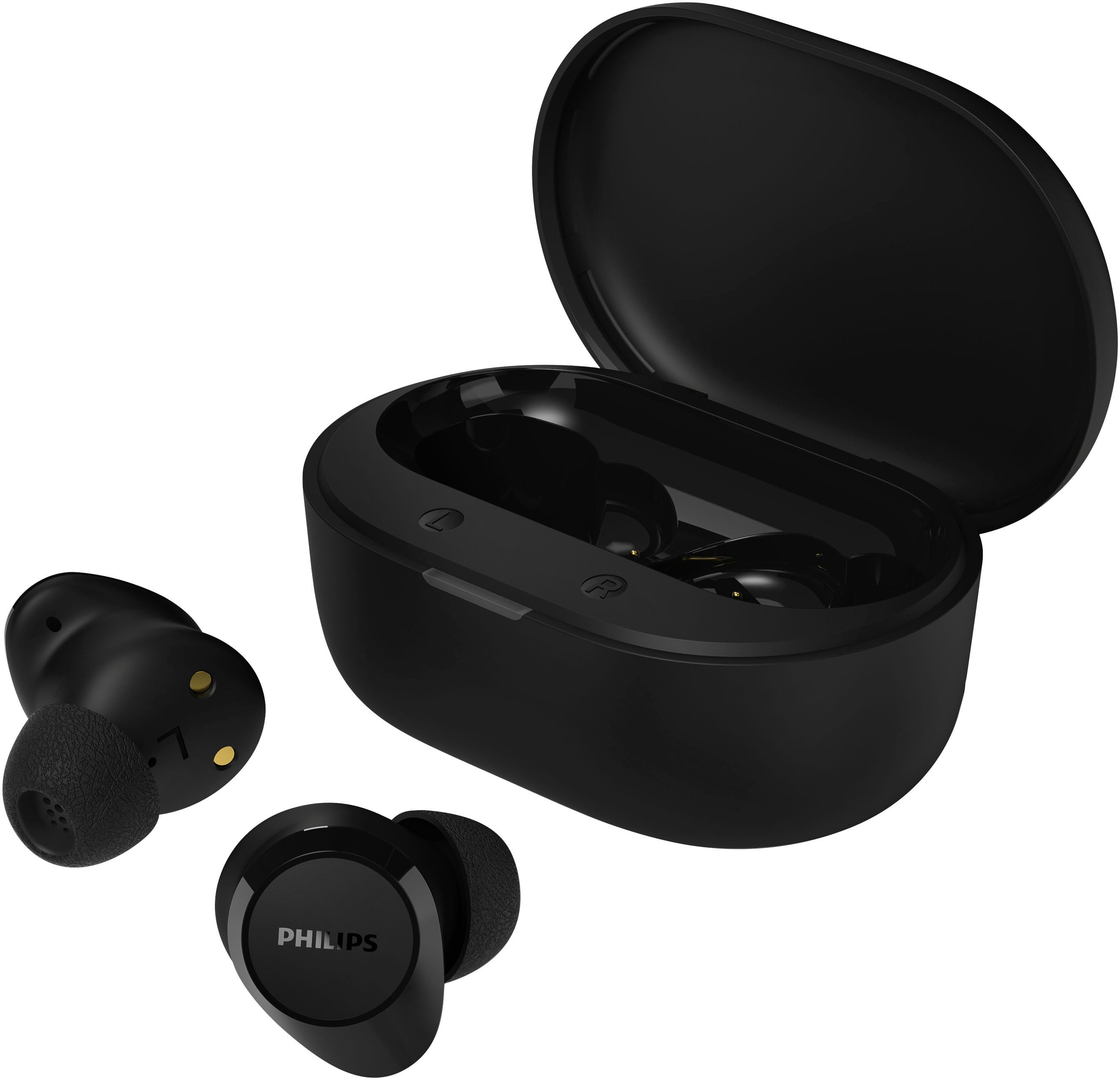 Philips TAT1300BK/00 wireless In-Ear-Kopfhörer (Rauschunterdrückung, True Wireless, Google Assistant, Siri, Bluetooth)