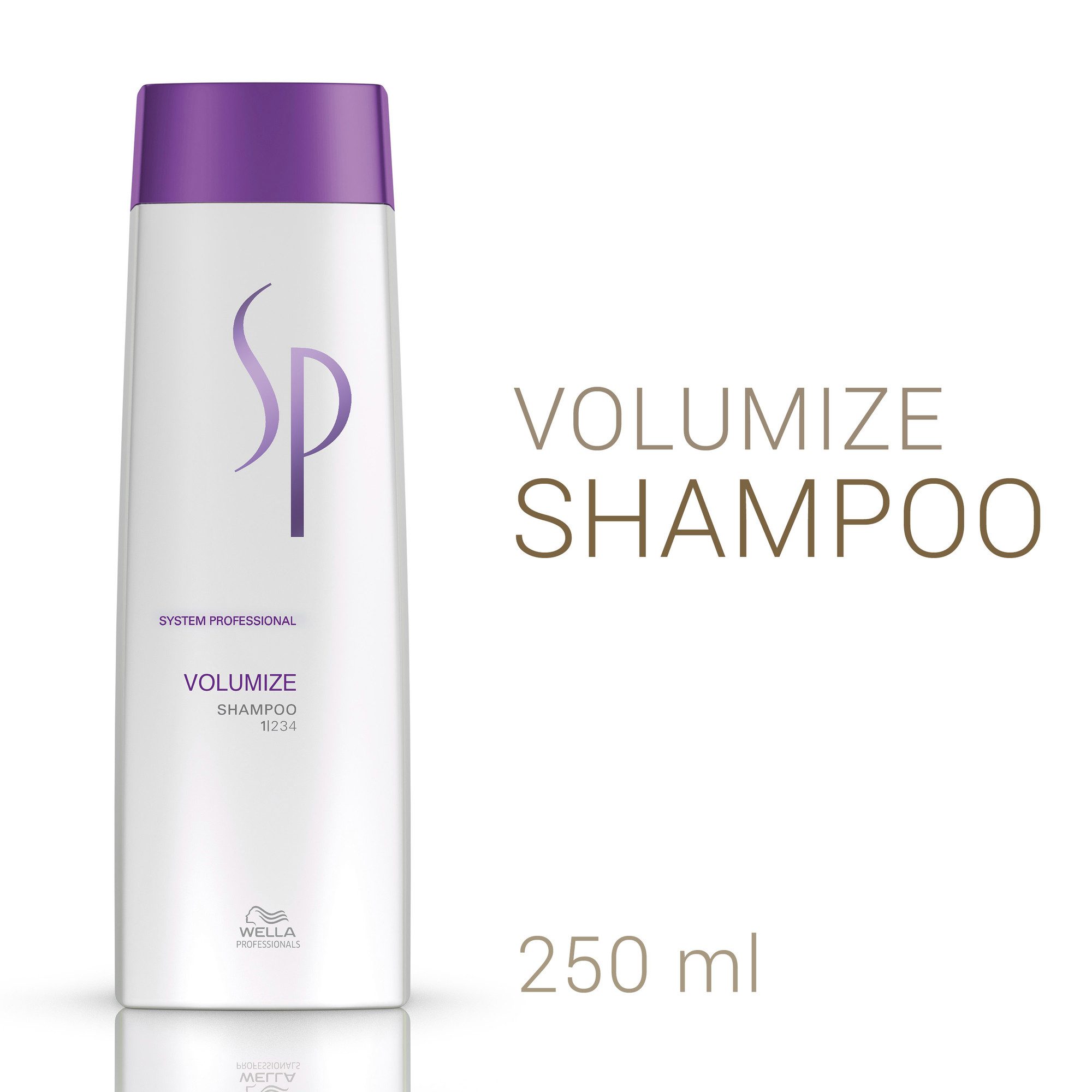 Wella SP Haarshampoo Volumize Shampoo, mehr Volumen für feines Haar, stärkend