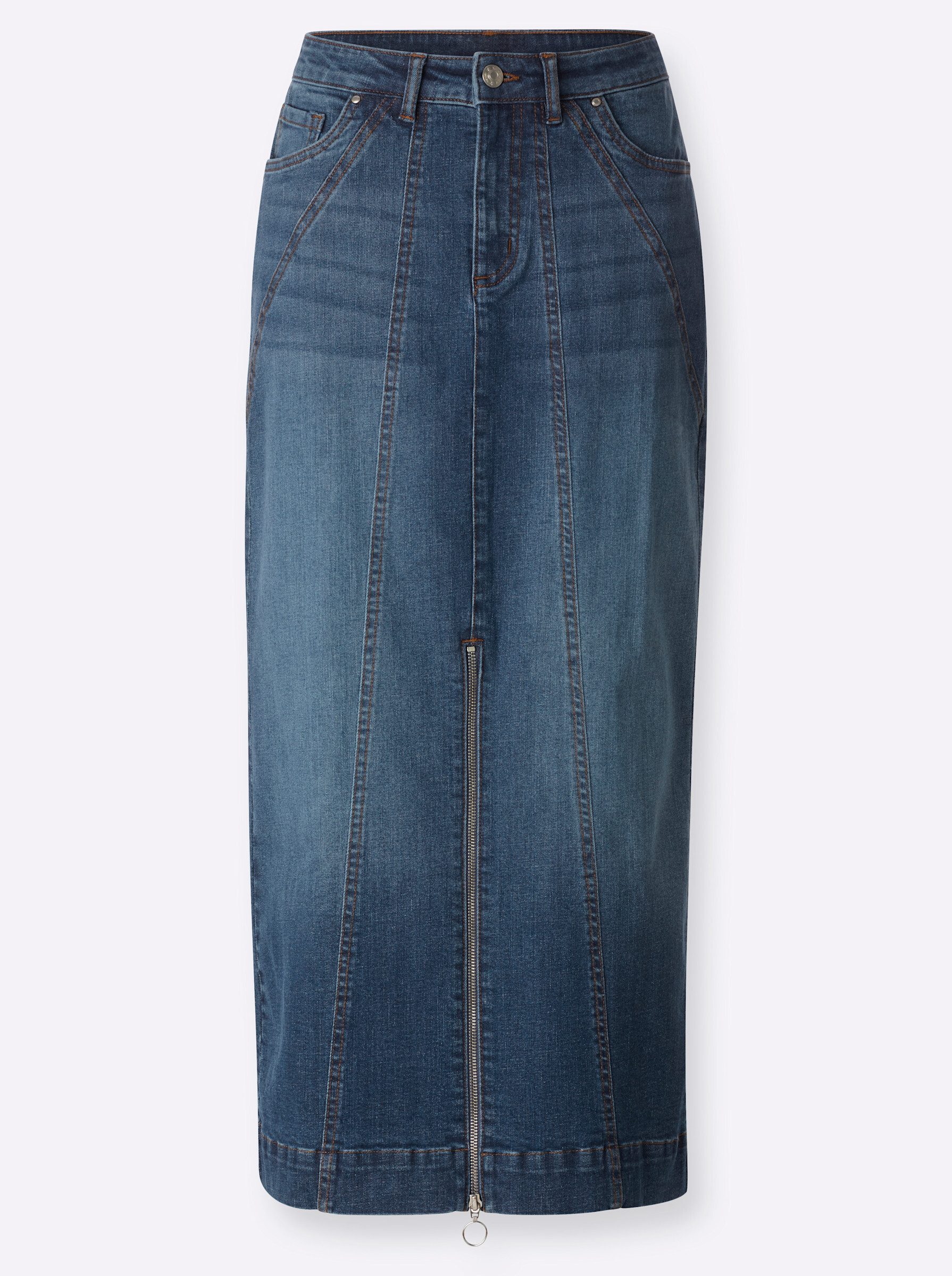 heine A-Linien-Rock Jeans-Rock – Bild 3 von 5