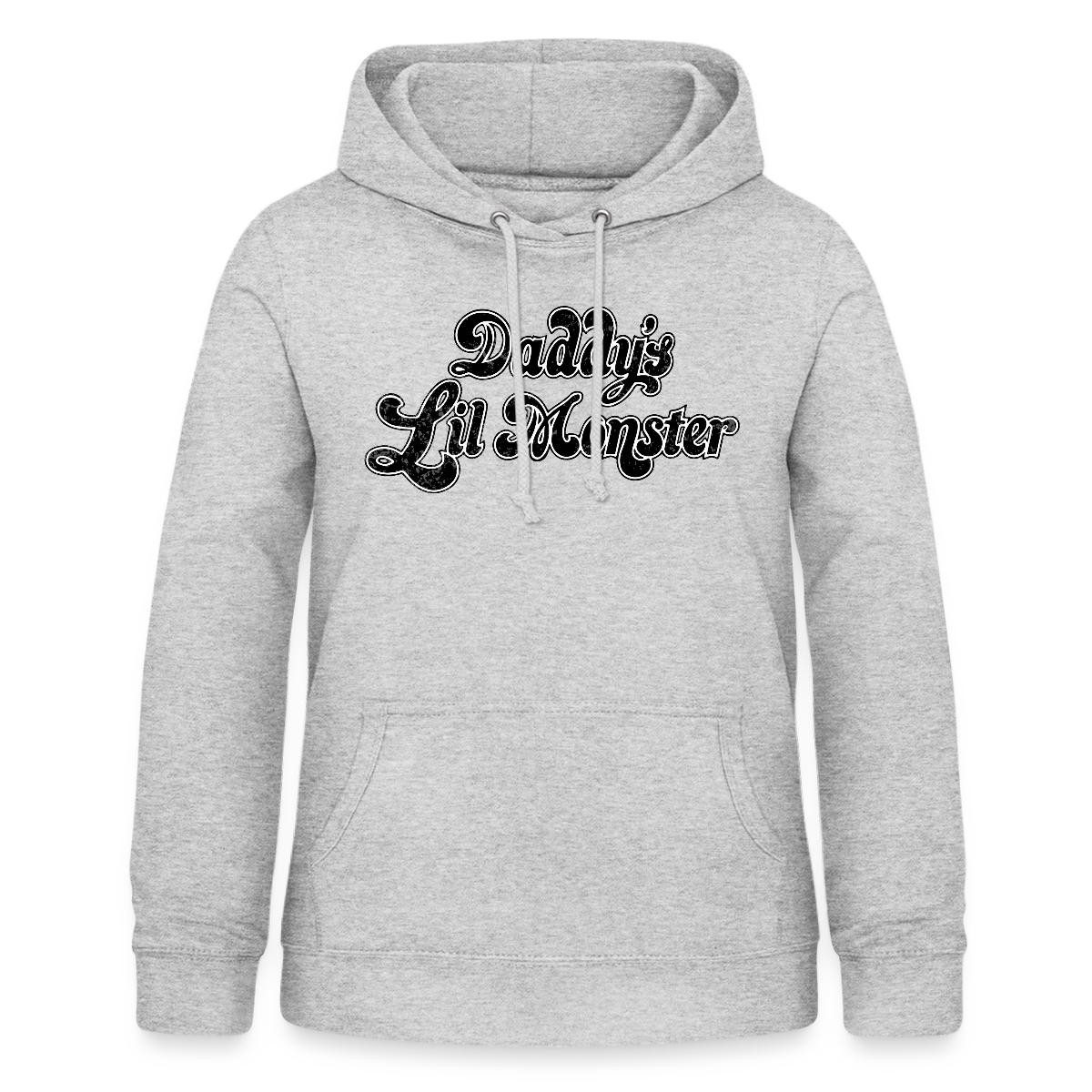 Spreadshirt Hoodie Harley Quinn Daddy's Lil Monster Damen Hoodie (1-tlg)