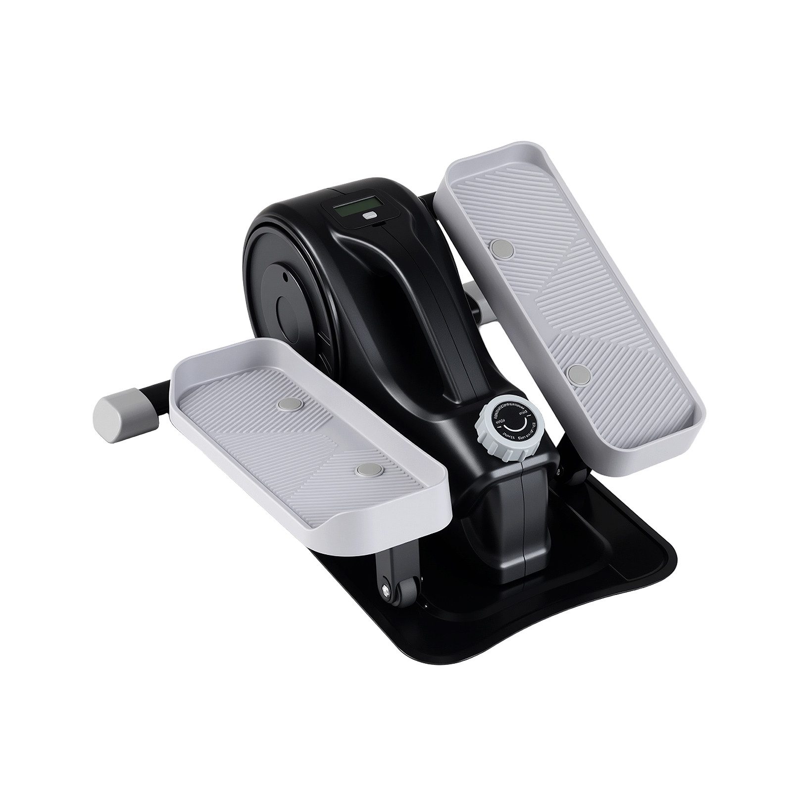 COSTWAY Ellipsentrainer, Elektrischer Crosstrainer mit LCD-Display & Griff