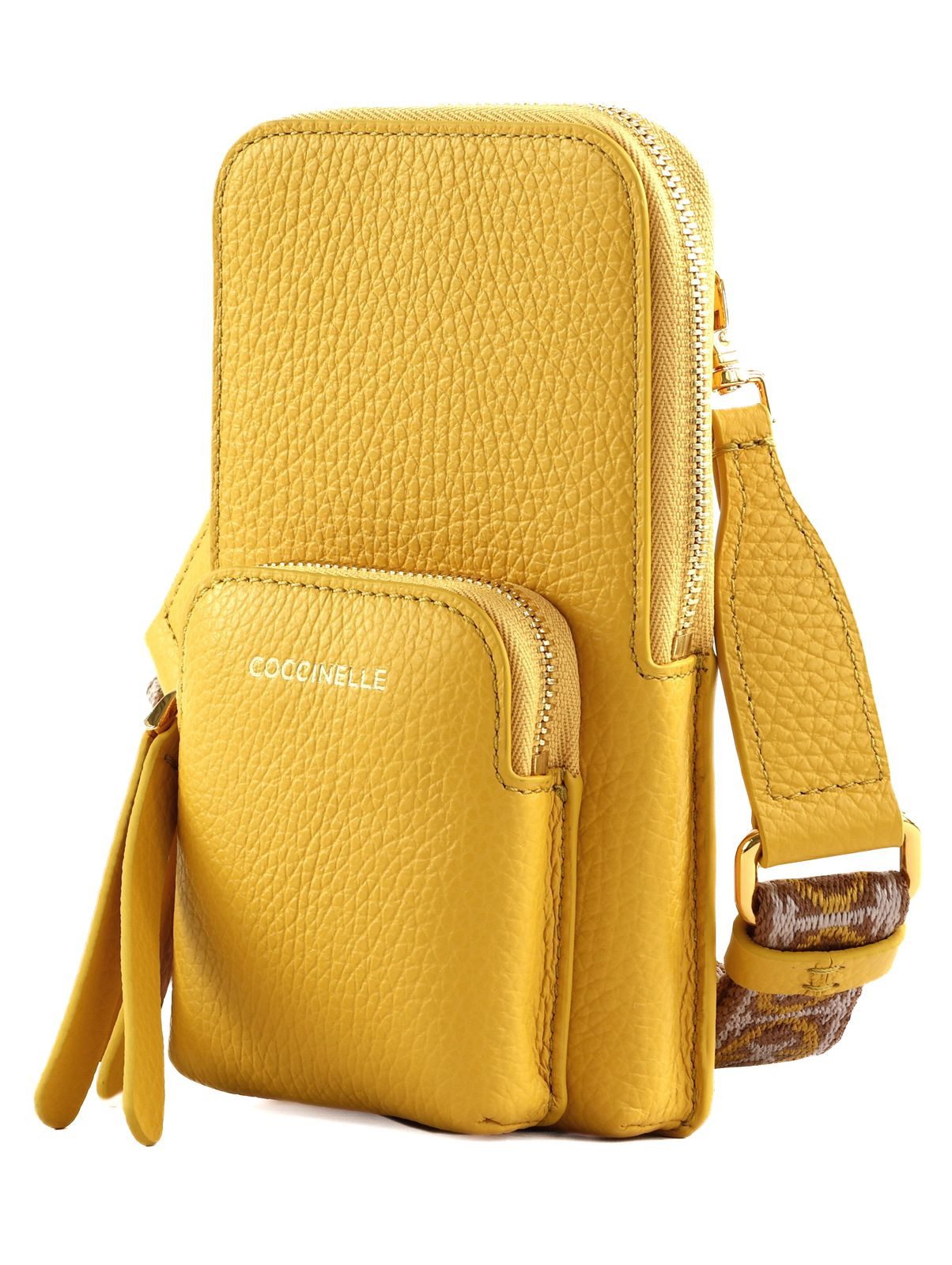 COCCINELLE Handytasche Hi-Tech Phone Bag, aus echtem Rindsleder