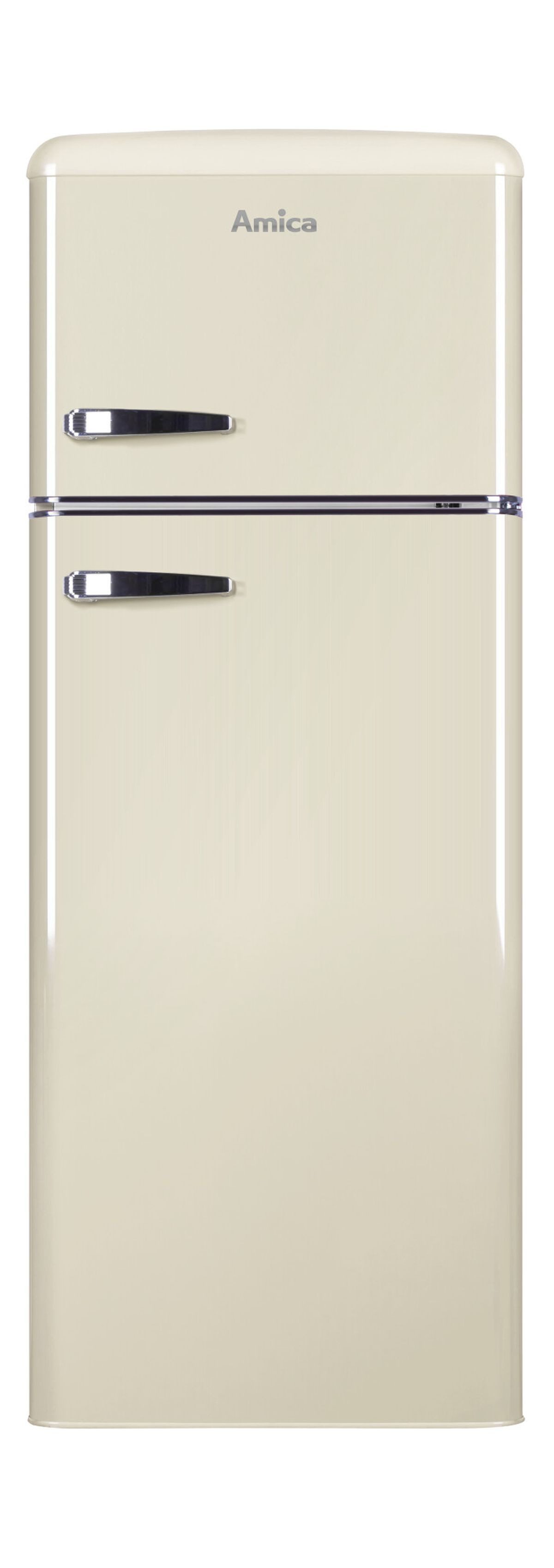 Amica Kühl-/Gefrierkombination DTR 374 190 B, 144,0 cm hoch, 55,0 cm breit, Retro-Design