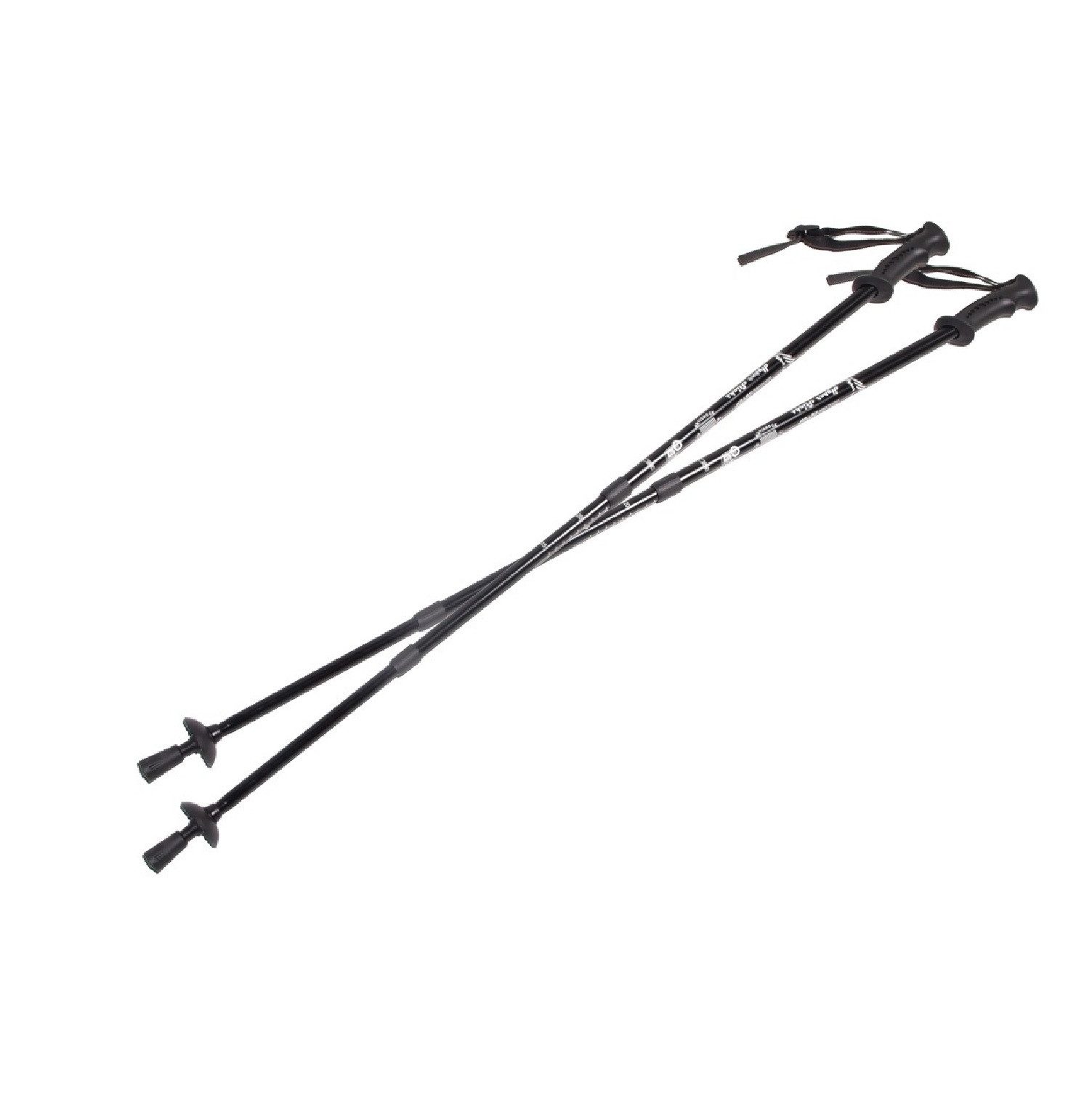 EUROBATT Sp. z o.o. Nordic-Walking-Stöcke 65–135 cm, teleskopisch (1 St), ANTI SHOCK-System - Dreiteilige Konstruktion