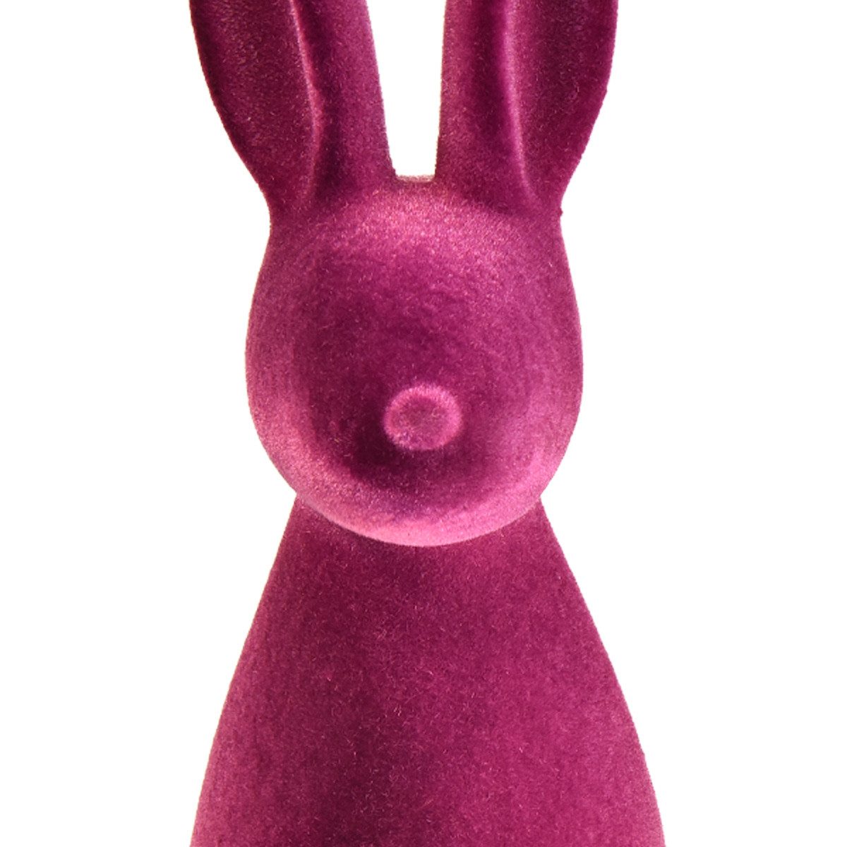 Florists Products Osterhase Osterdeko Figur Hase Beflockt für Tisch und Raumgestaltung