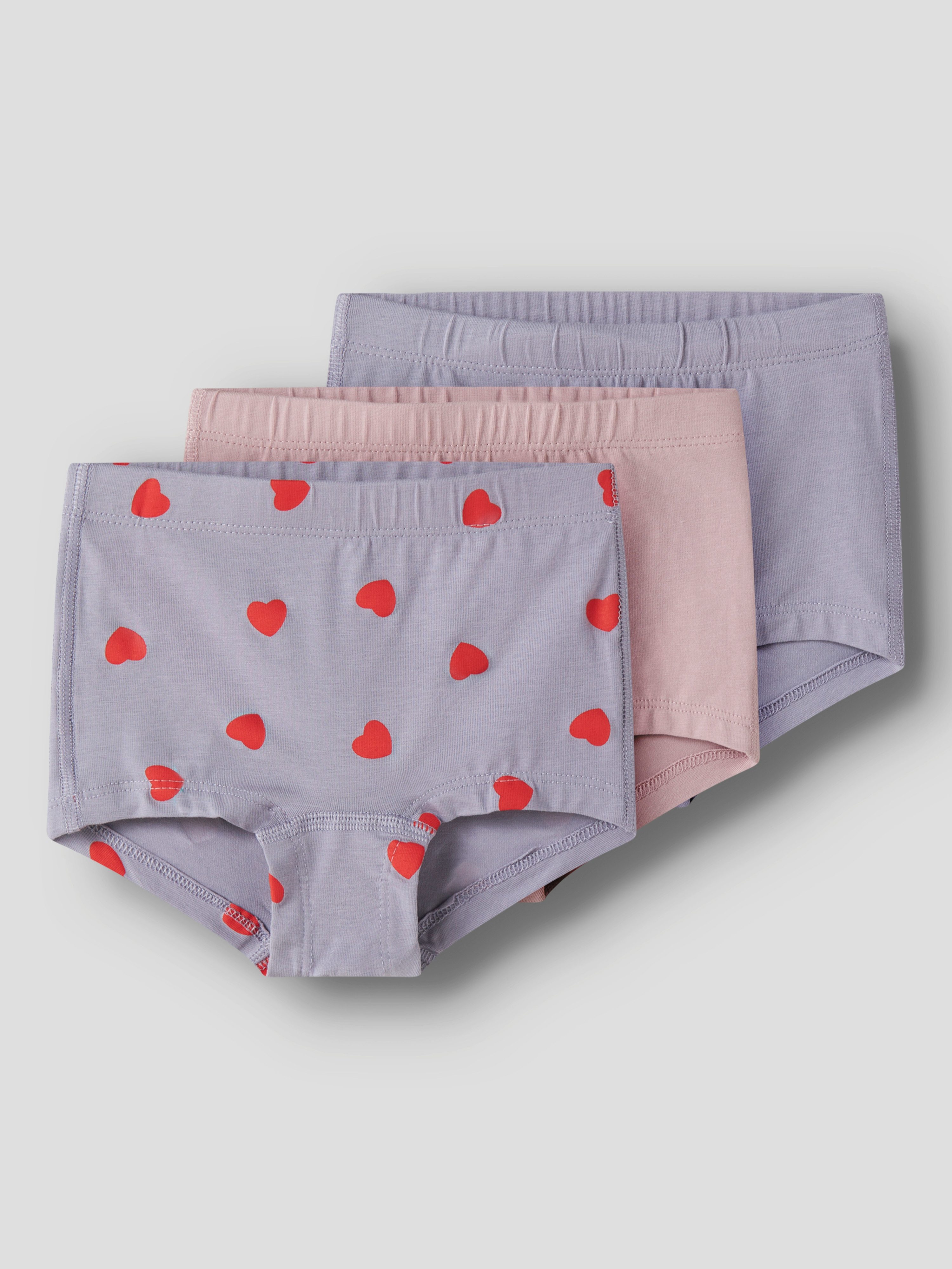 Name It Hipster NMFTIGHTS 3P LAVENDER HEARTS NOOS (Packung, 3-St)