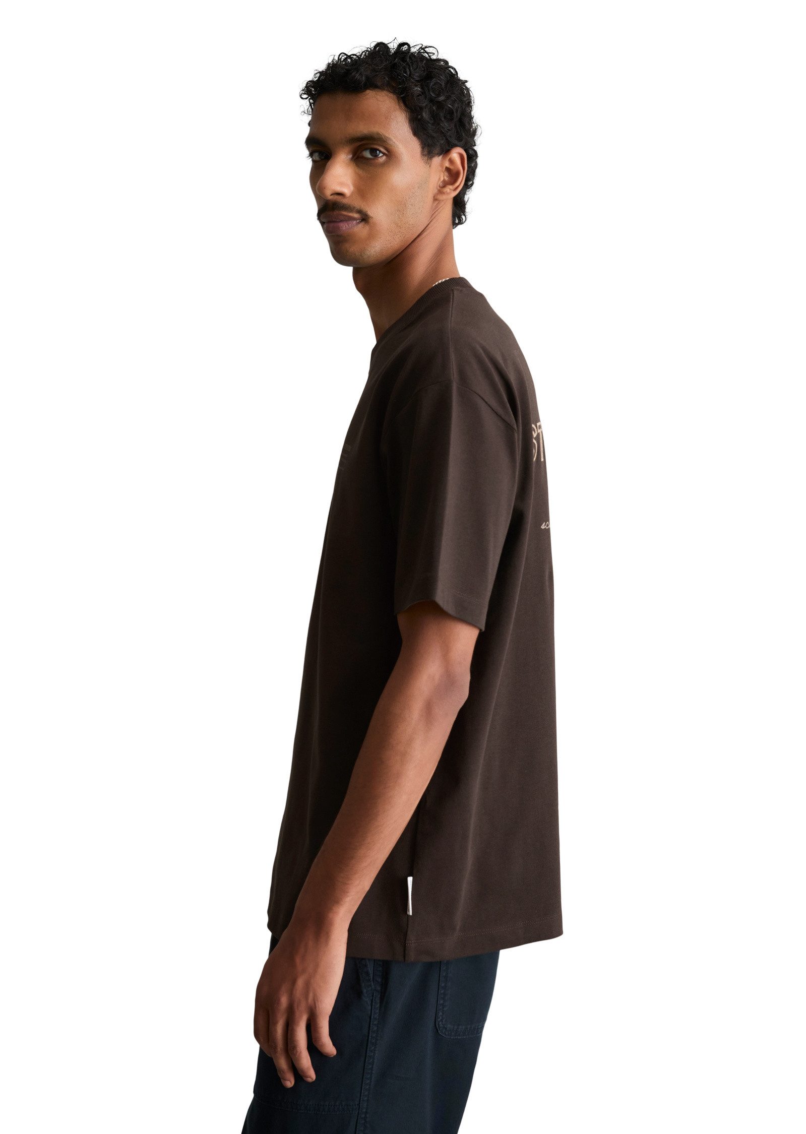 Marc O'Polo DENIM T-Shirt mit Rückenprint