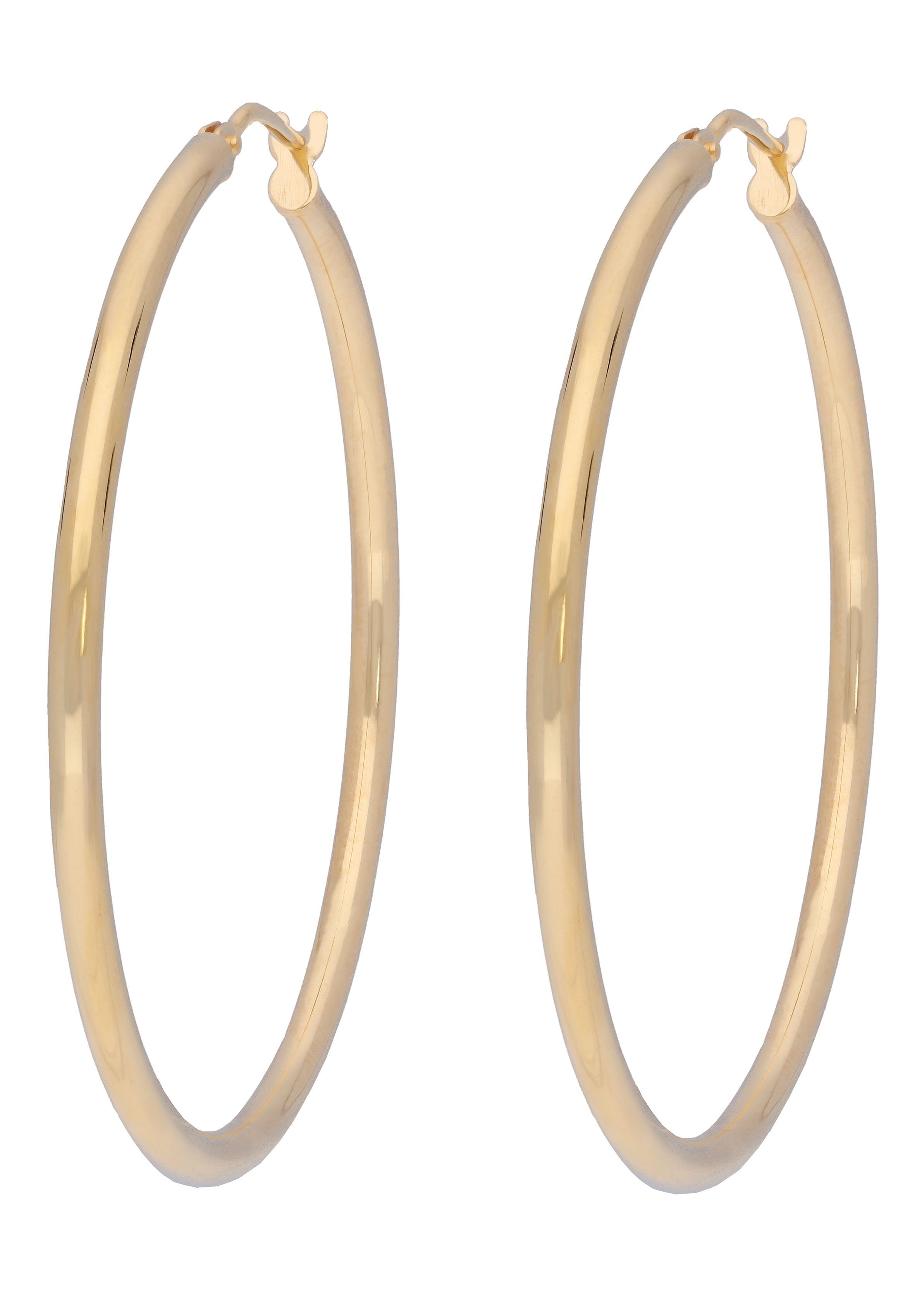 Firetti Paar Creolen Schmuck Geschenk Gold 375 Ohrschmuck Creole