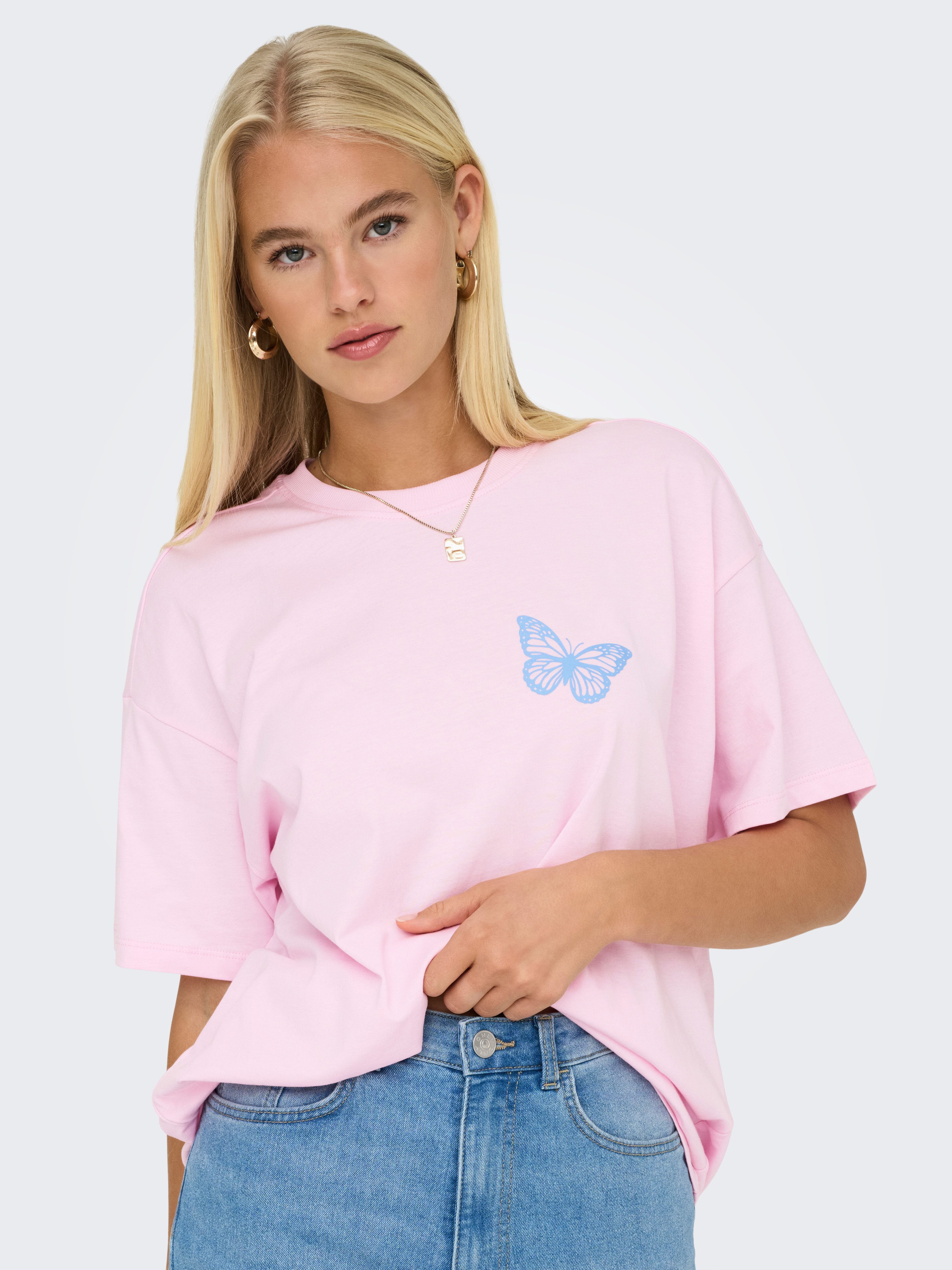 ONLY Kurzarmshirt ONLVIVVI LIFE S/S LOVELY günstig online kaufen