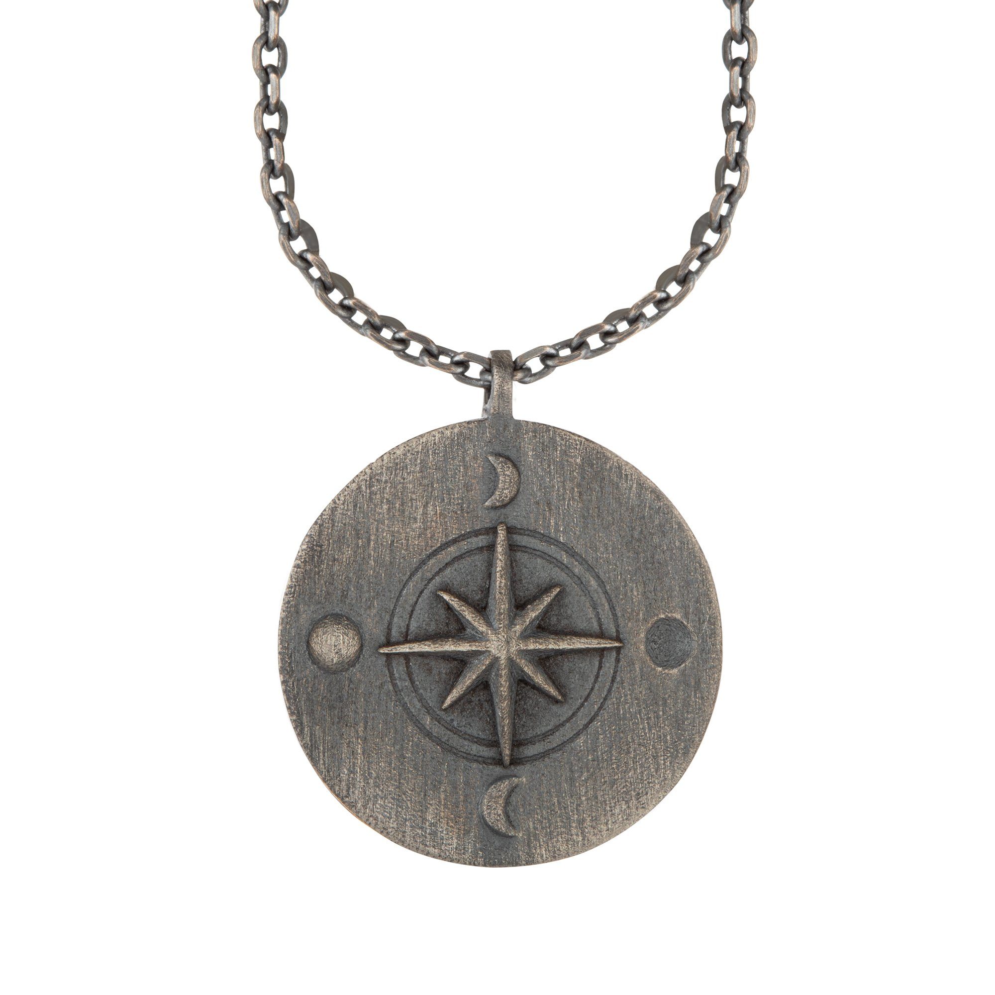 Luft Sterling oxidiert CAÏ mit Kette Element Silber 925/- Anhänger