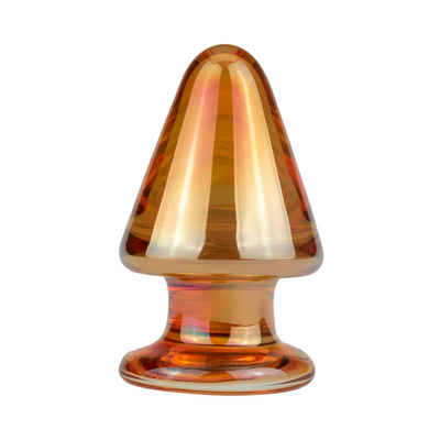 Sandritas Analplug »Analplug aus Glas Butt Plug Qualitätsglas Gold«