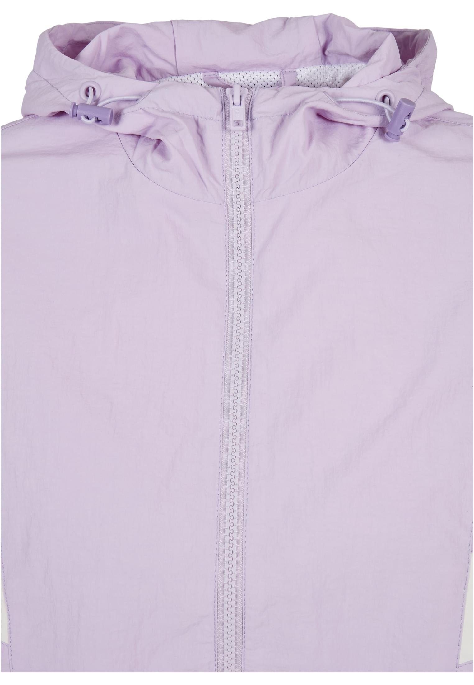 URBAN CLASSICS Outdoorjacke Crinkle Ladies Jacket Batwing (1-St) lilac/whitesand Damen