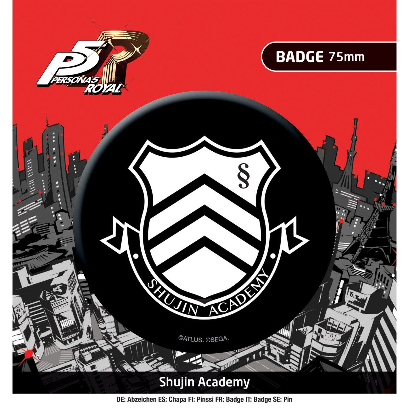POPbuddies Anstecknadel Persona 5 Royal Ansteck-Button Shujin Academy