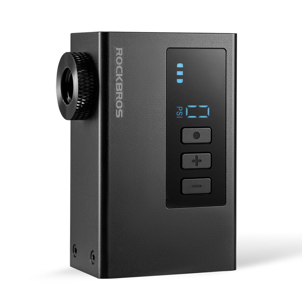 ROCKBROS Akku-Handkompressor AS240 PRO, max. 8,3 bar, 1-tlg., Auto Stop und digitales Display für präzises Aufpumpen