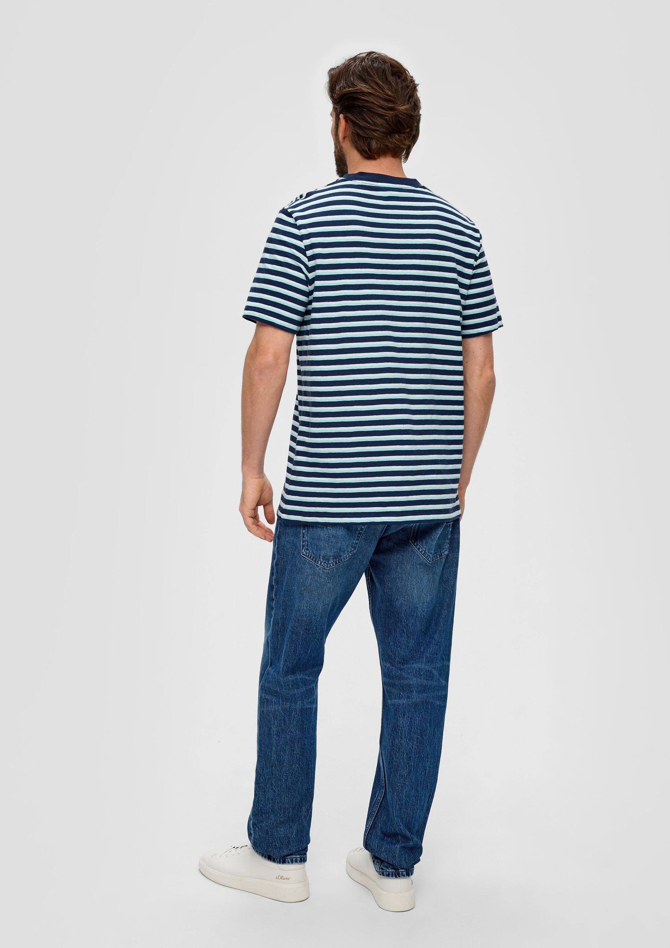 s.Oliver Kurzarmshirt T-Shirt T-Shirt mit Rundhalsausschnitt