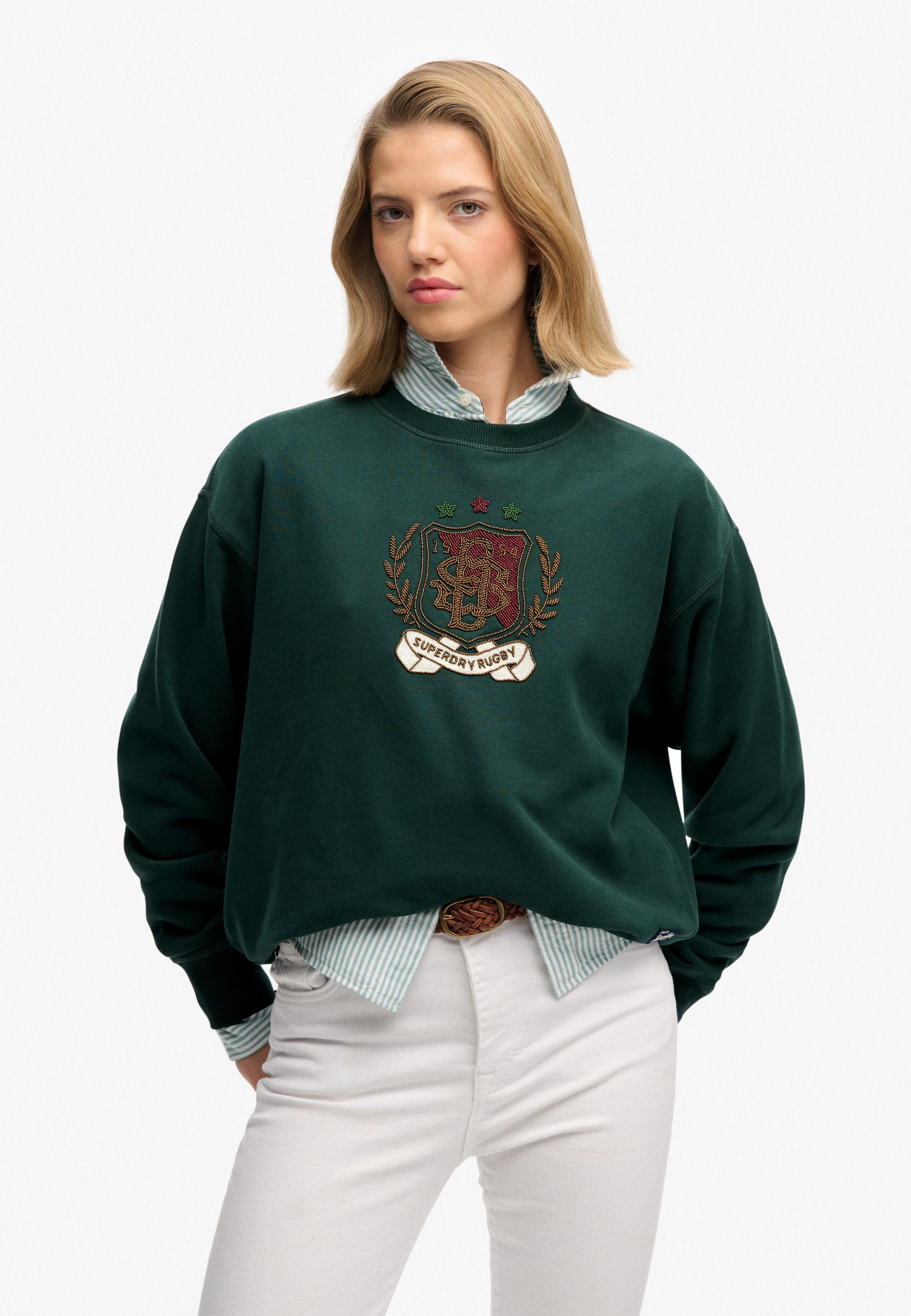Superdry Sweatshirt Crest Loose Crew günstig online kaufen