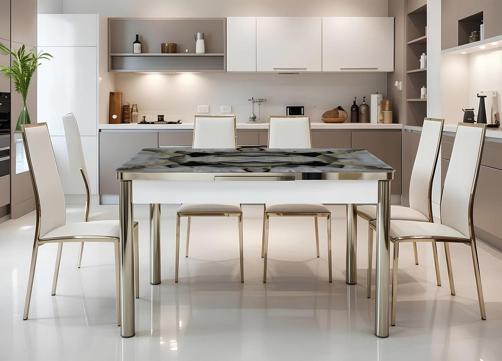 JVmoebel Esstisch Luxus Esstisch Esszimmer Rechteckig Modern Komfort Tisch Stilvoll, Made in Europa