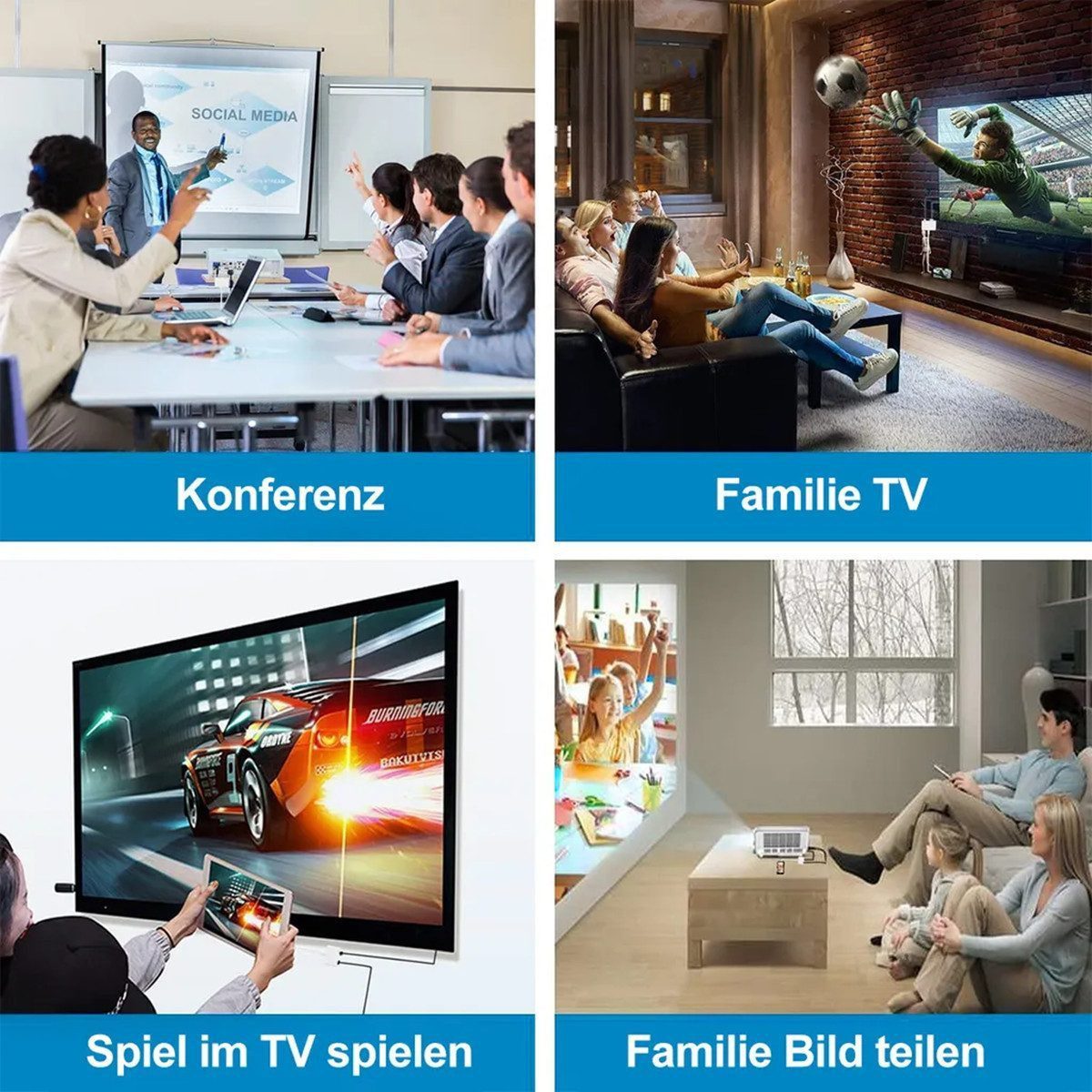 Novzep HDMI Lightning Adapter for iPhone & iPad, 1080p Full HD Video Converter Car Adapter