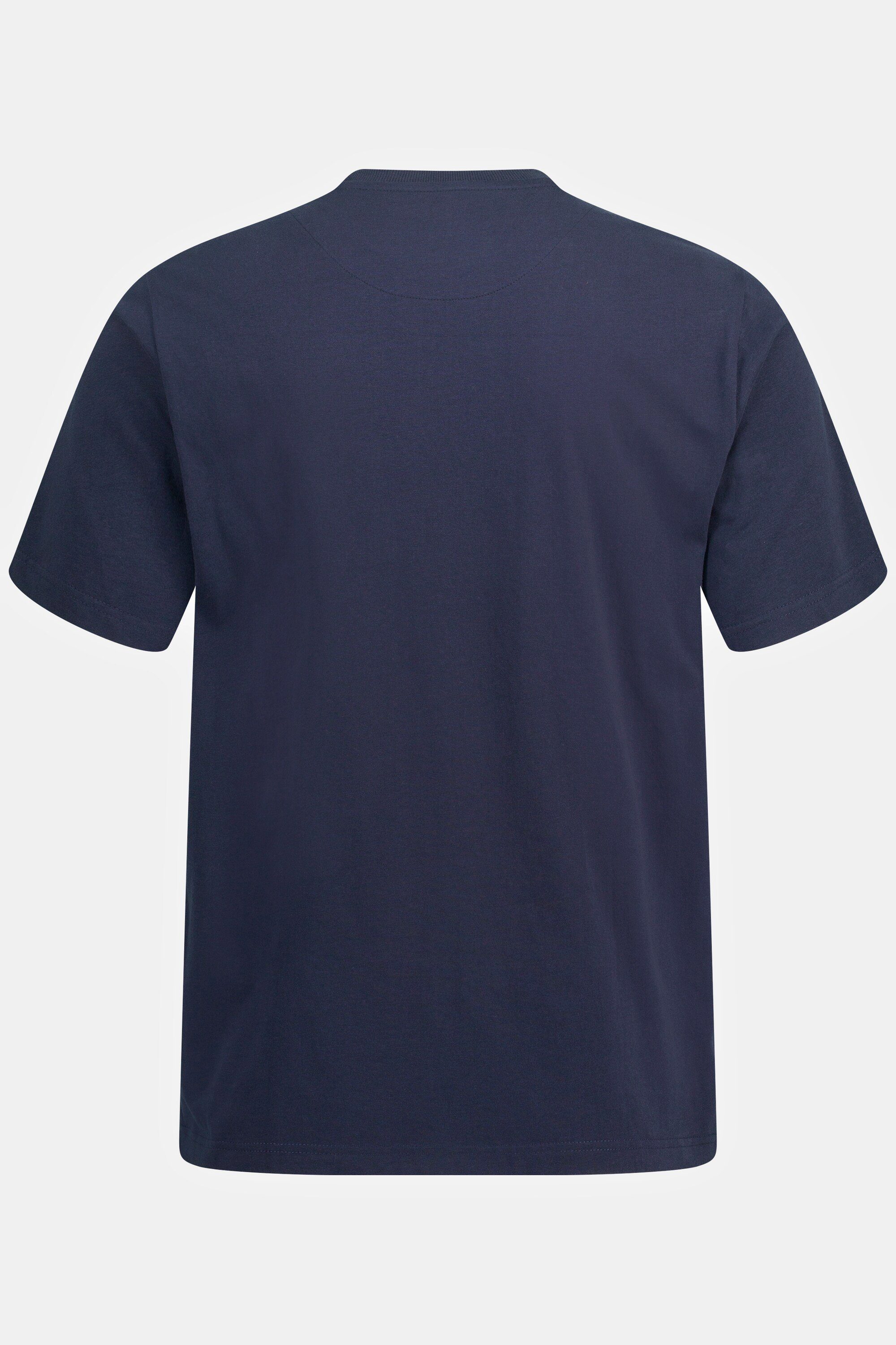 JP1880 T-Shirt T-Shirt Halbarm Brustprint Rundhals