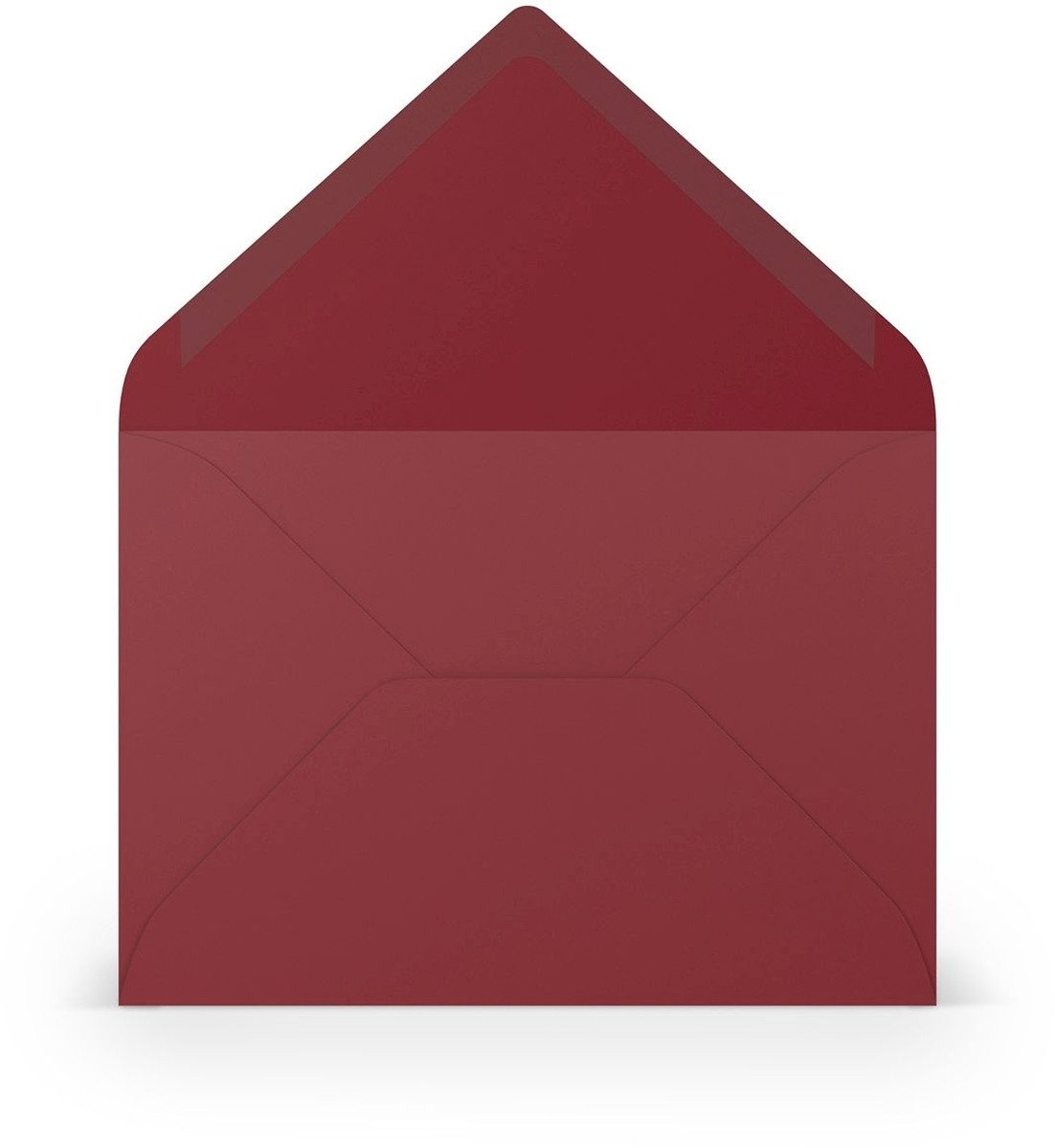 Rössler Briefumschlag Briefumschläge Coloretti VE=5 Stück B6 Rosso