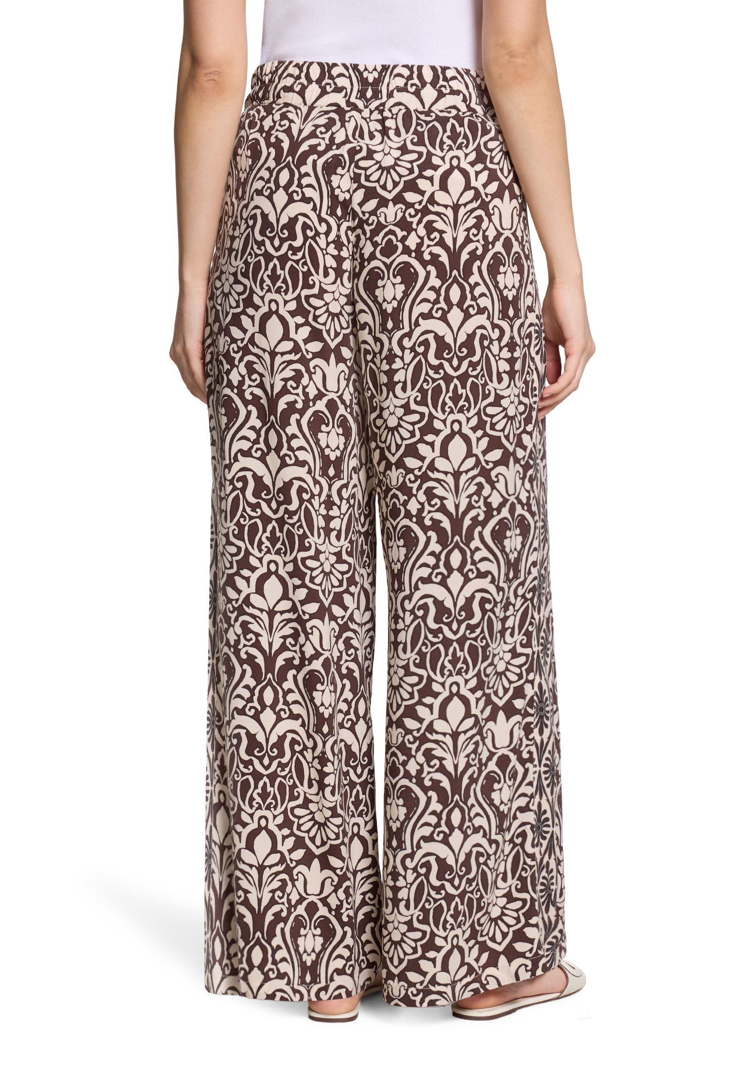 Cartoon Palazzohose Damen mit Gummizug