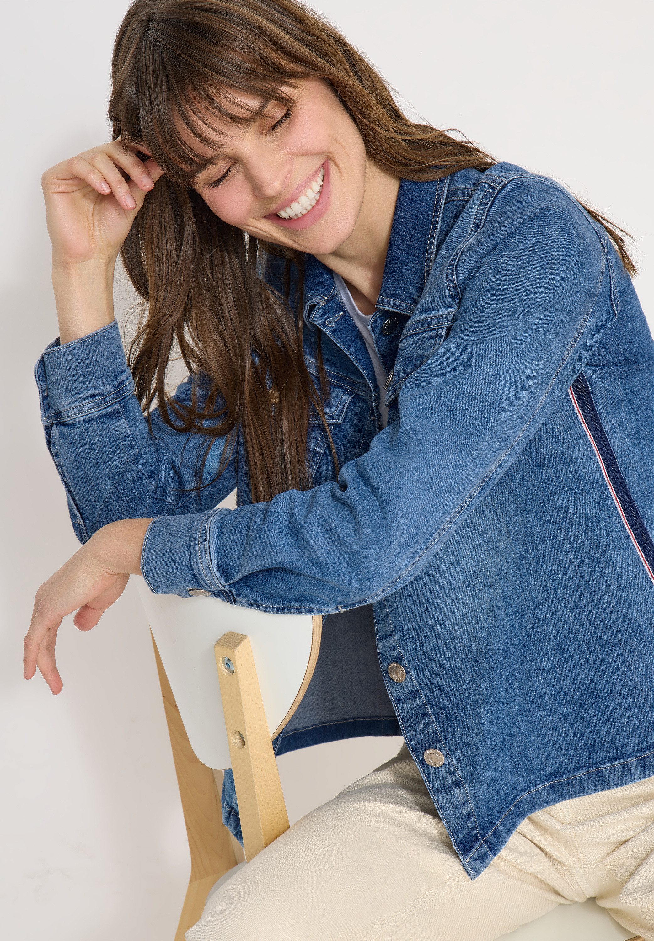 CECIL Kurzjacke in Denim-Optik günstig online kaufen
