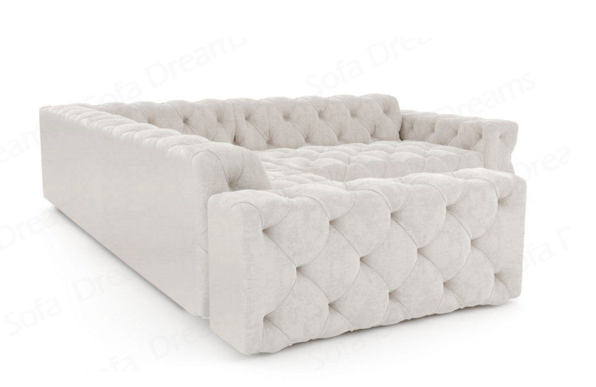 Sofa Dreams Ecksofa Stoff Sofa Polsterecksofa Menorca L Form Eckcouch Samtsofa Stoffsofa, Loungesofa