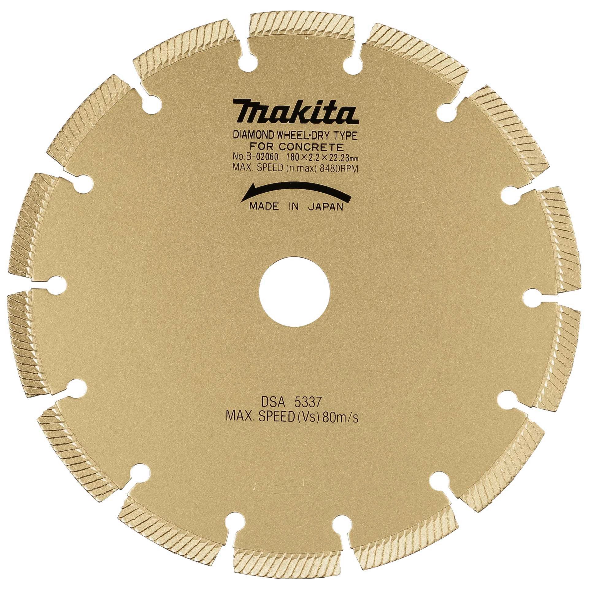 Makita Trennscheibe B-02060 180 mm Diamant-Trennscheibe