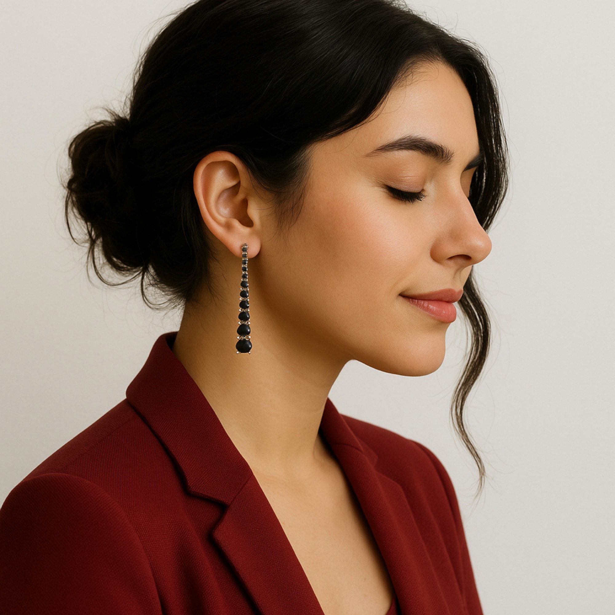 Ella Jonte Paar Ohrstecker, mit funkelnden Strasssteinen, perfekt für Party günstig online kaufen