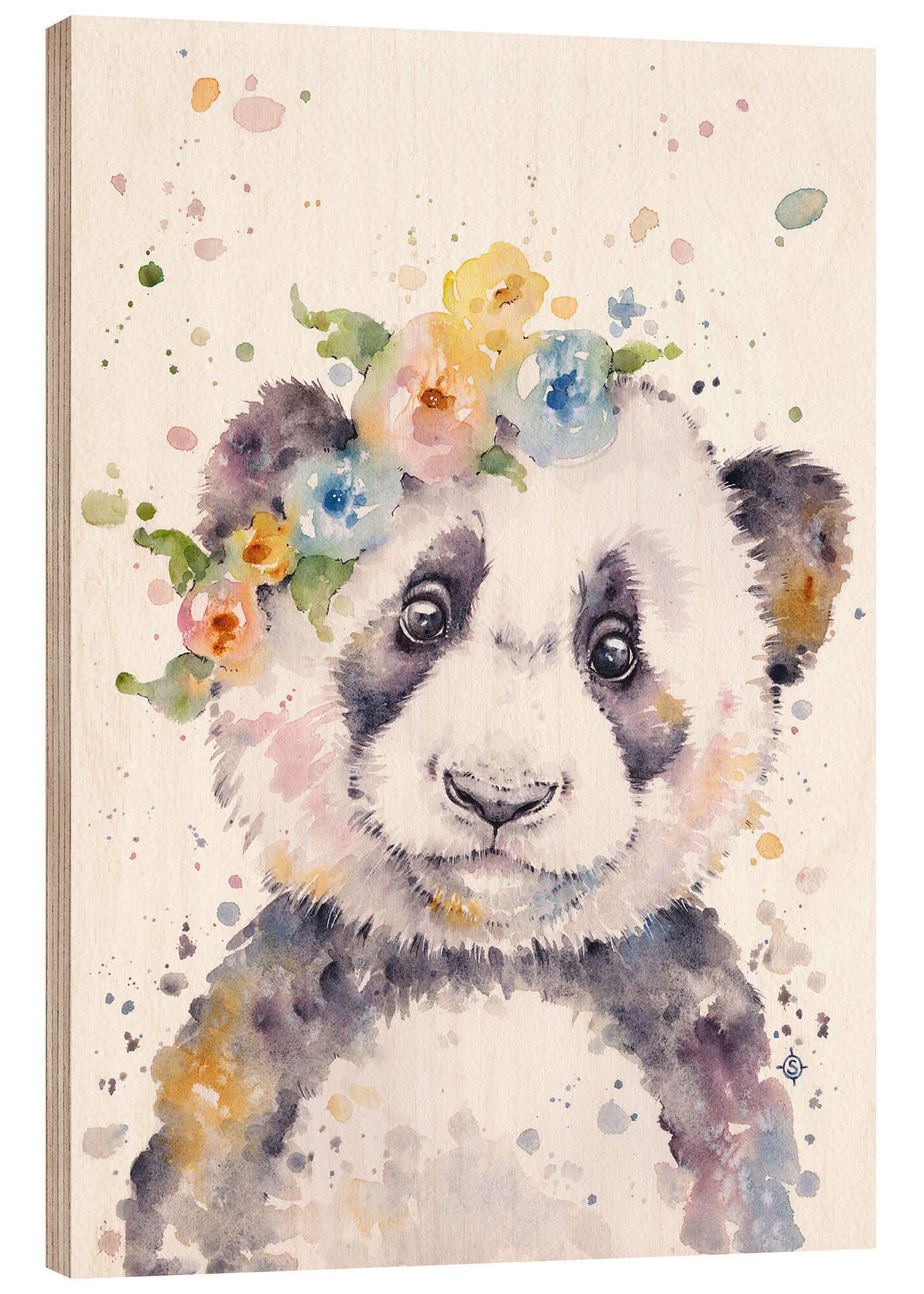Posterlounge Wandbild Kleiner Panda, Sillier Than Sally, erhältlich als Poster, Leinwandbild, Wandsticker oder Acrylglasbild