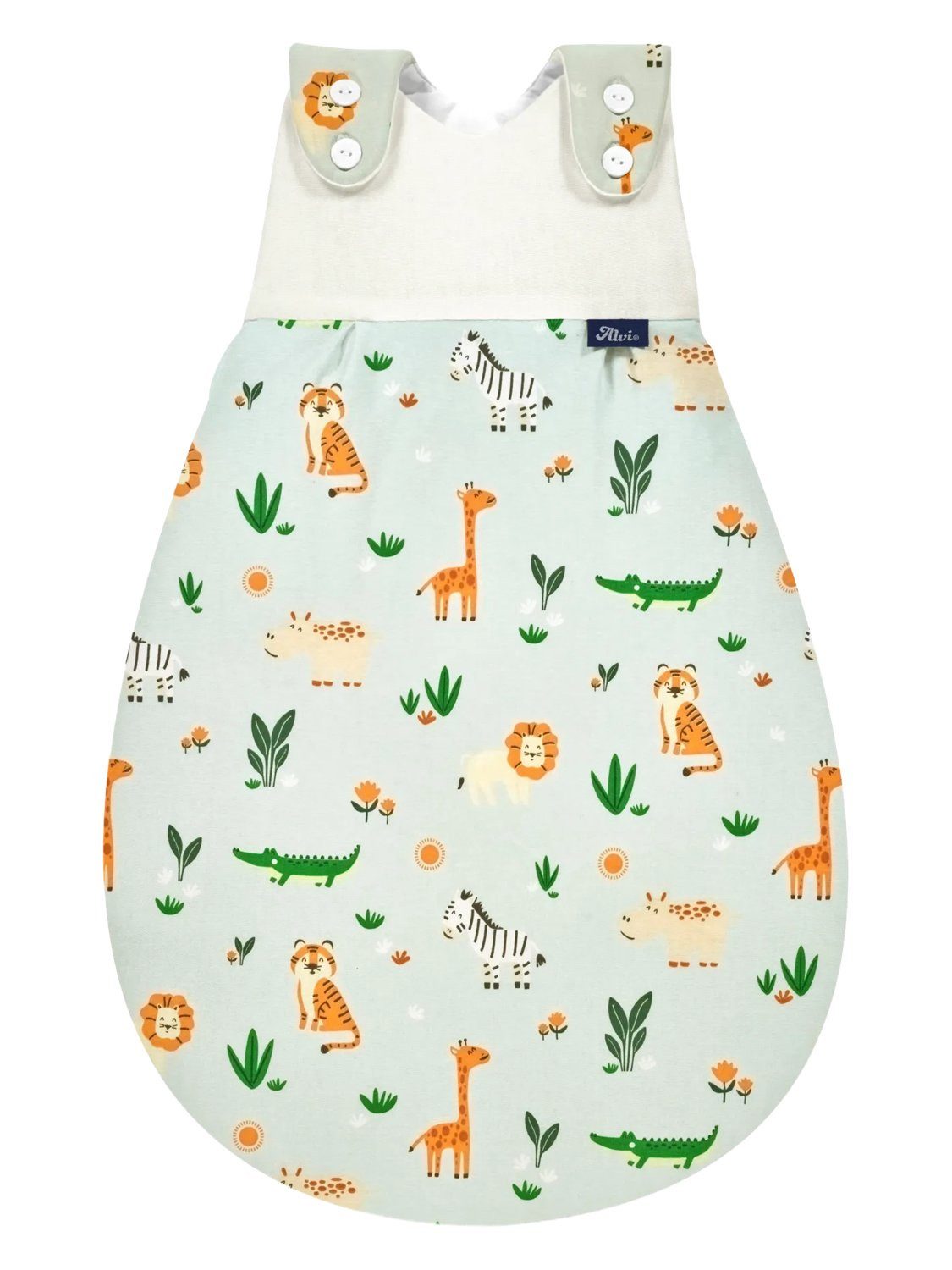 Alvi® Babyschlafsack Baby-Mäxchen Außensack Baumwolle (1 tlg., Baby-Mäxchen Außensack Baumwolle), TOG Wert: 2.5