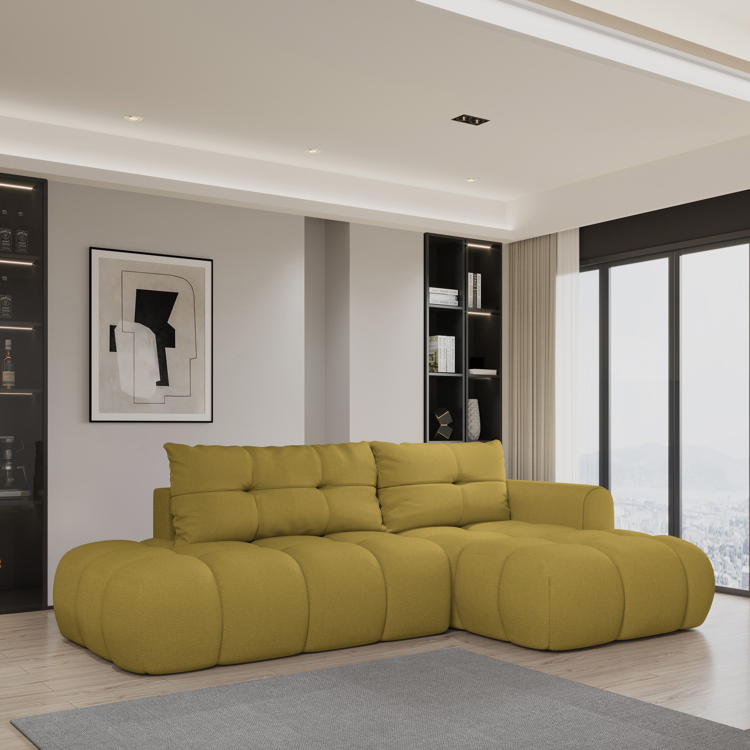 Masseno Ecksofa FLUMA mit Schlaffunktion L-Form, günstig online kaufen