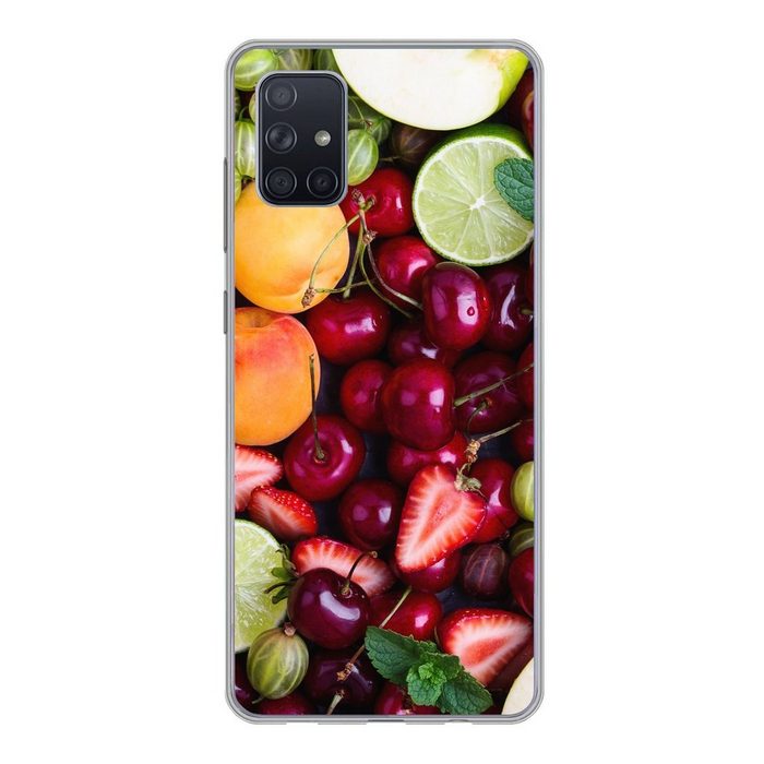 MuchoWow Handyhülle Obst - Farben - Sommer Phone Case Handyhülle Samsung Galaxy A71 Silikon Schutzhülle