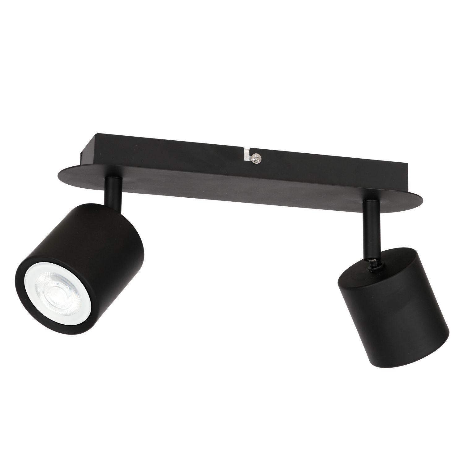 Licht-Erlebnisse Deckenstrahler WIOMA, ohne Leuchtmittel, Deckenlampe GU10 Grau Metall Modern Küche