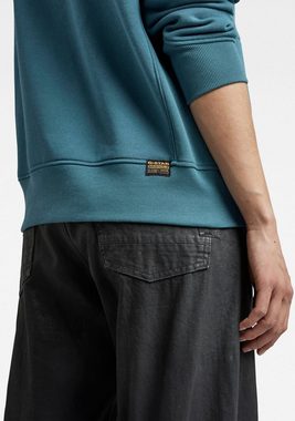 G-Star RAW Sweatshirt Premium Core 2.0 Hooded Sweatshirt Kapuze mit überkreuzter Vorderseite und Kordelzug