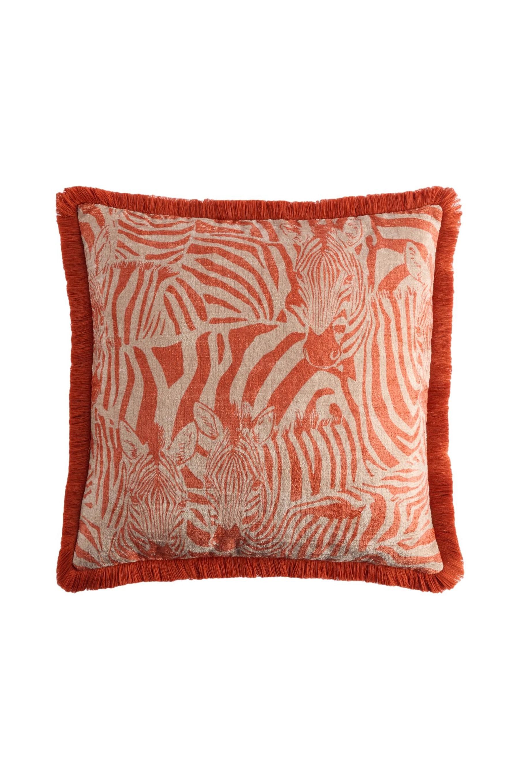 Next Dekokissen Chenille-Kissen mit Zebra-Print 50 x 50cm