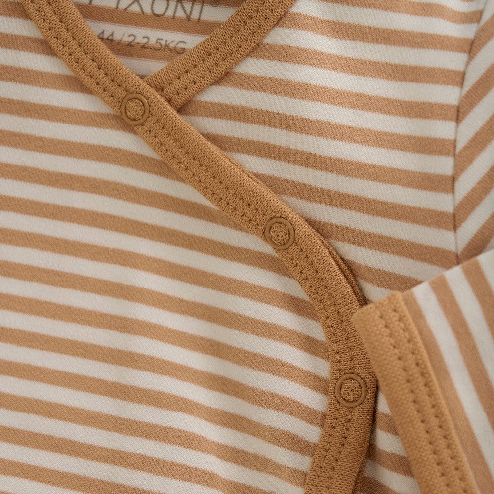 Fixoni Wickelbody Wrap Body LS Y/D Stripe