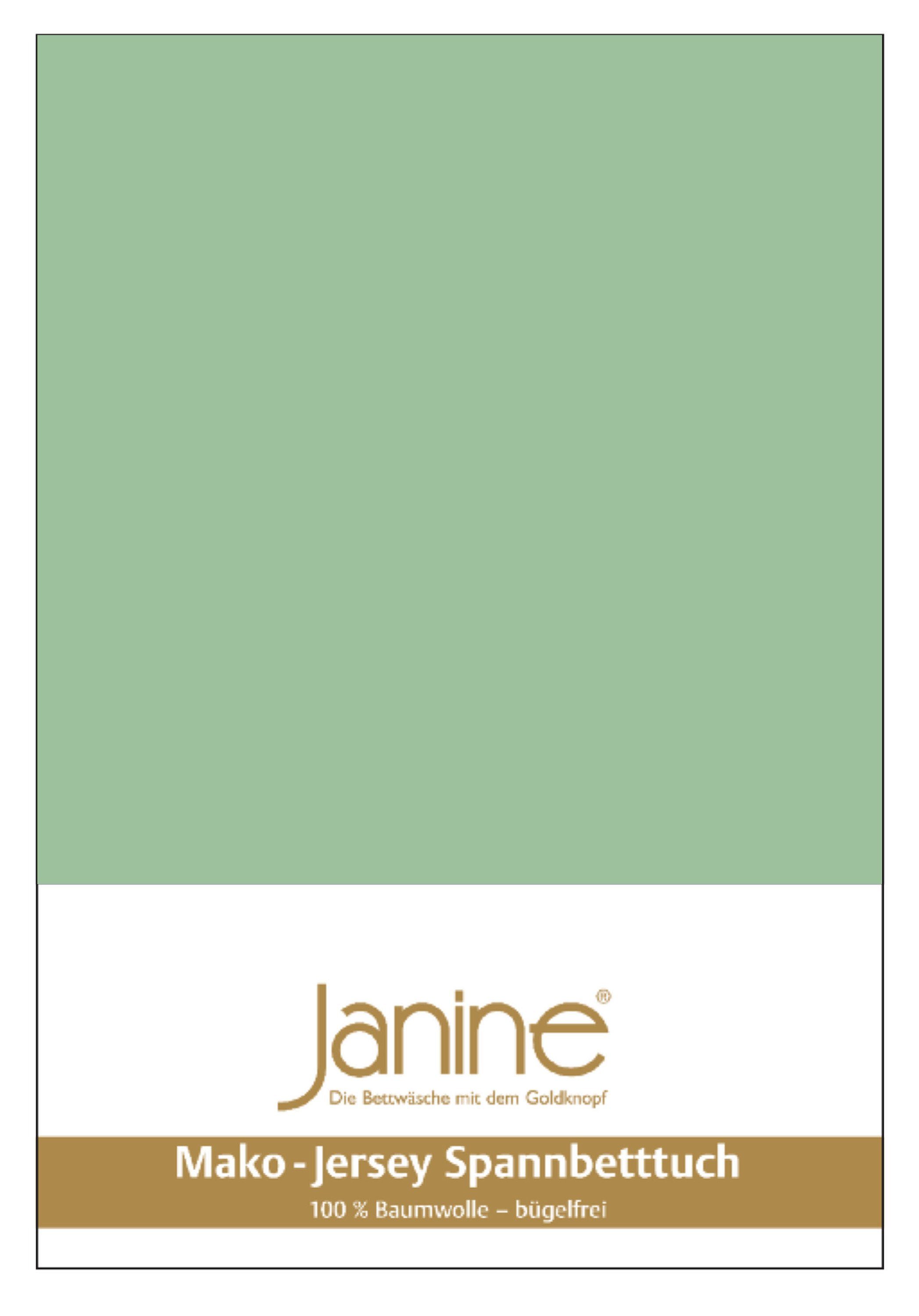 Janine Janine Spannbetttuch Mako-Feinjersey 5007 honiggold (73) Größe:  150 günstig online kaufen
