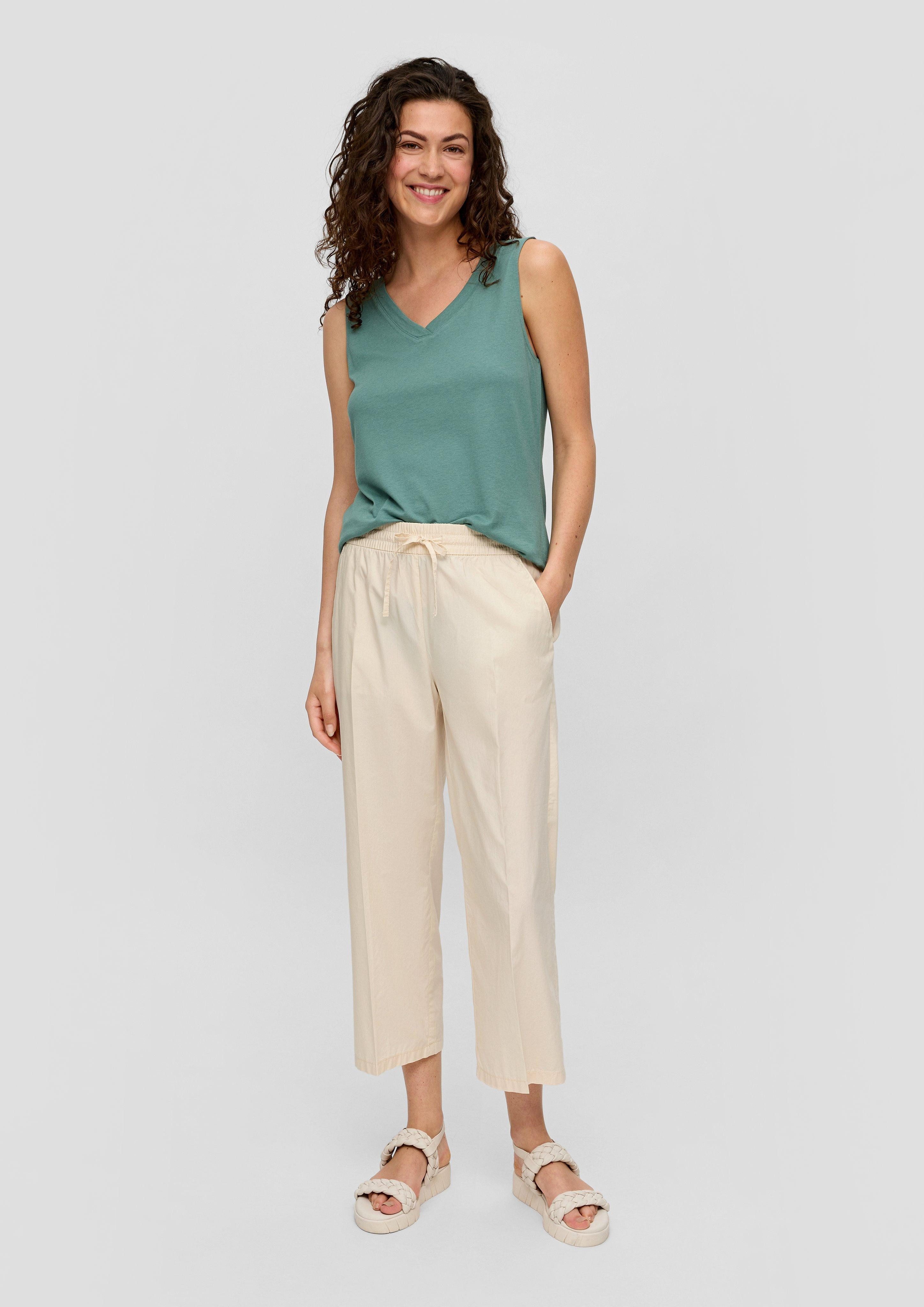 s.Oliver 7/8-Hose Culotte aus Baumwolle mit günstig online kaufen